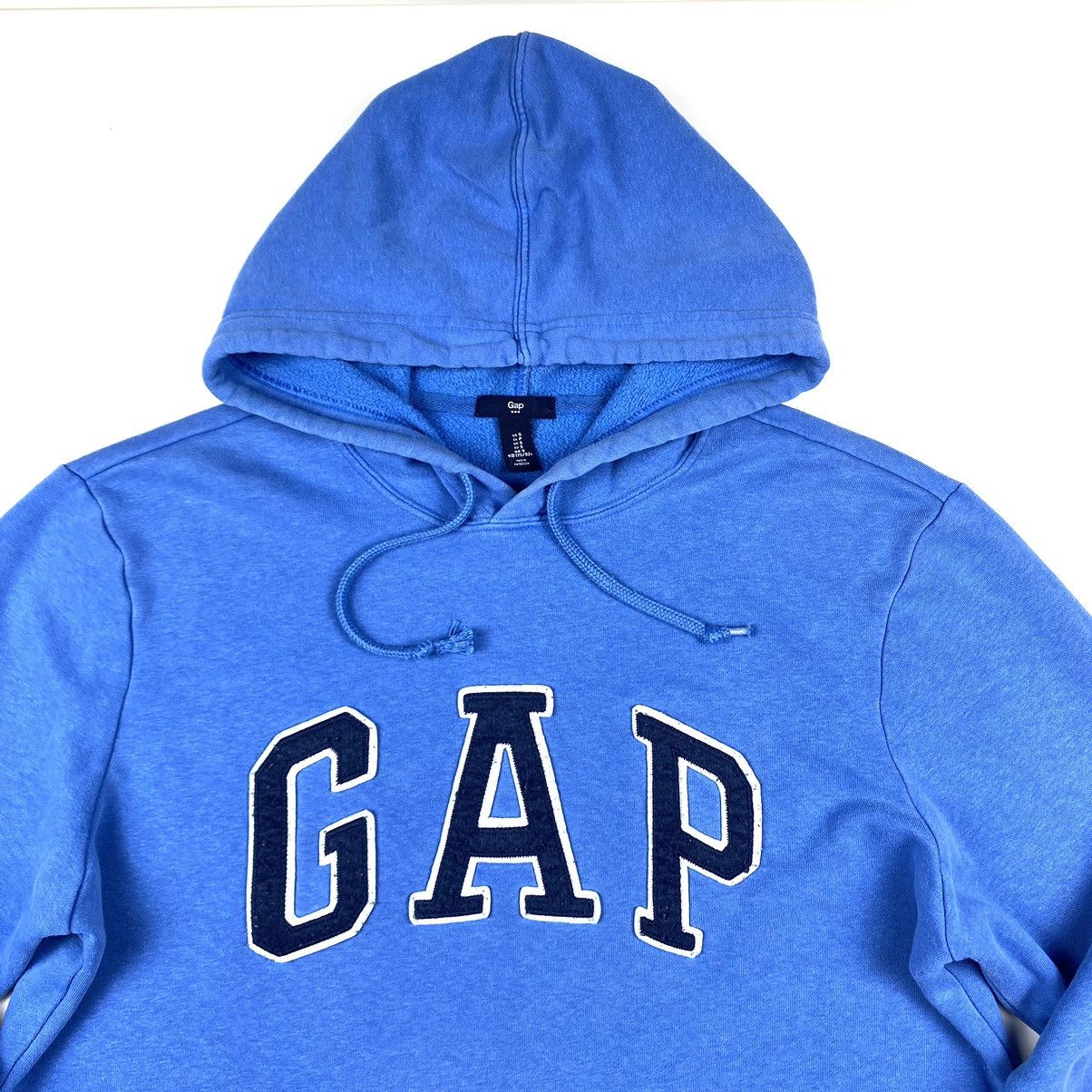 Gap 90’s Vintage GAP Baby Blue Hoodie Y2K Hype Yeezy Size US S / EU 44-46 / 1 - 2 Thumbnail