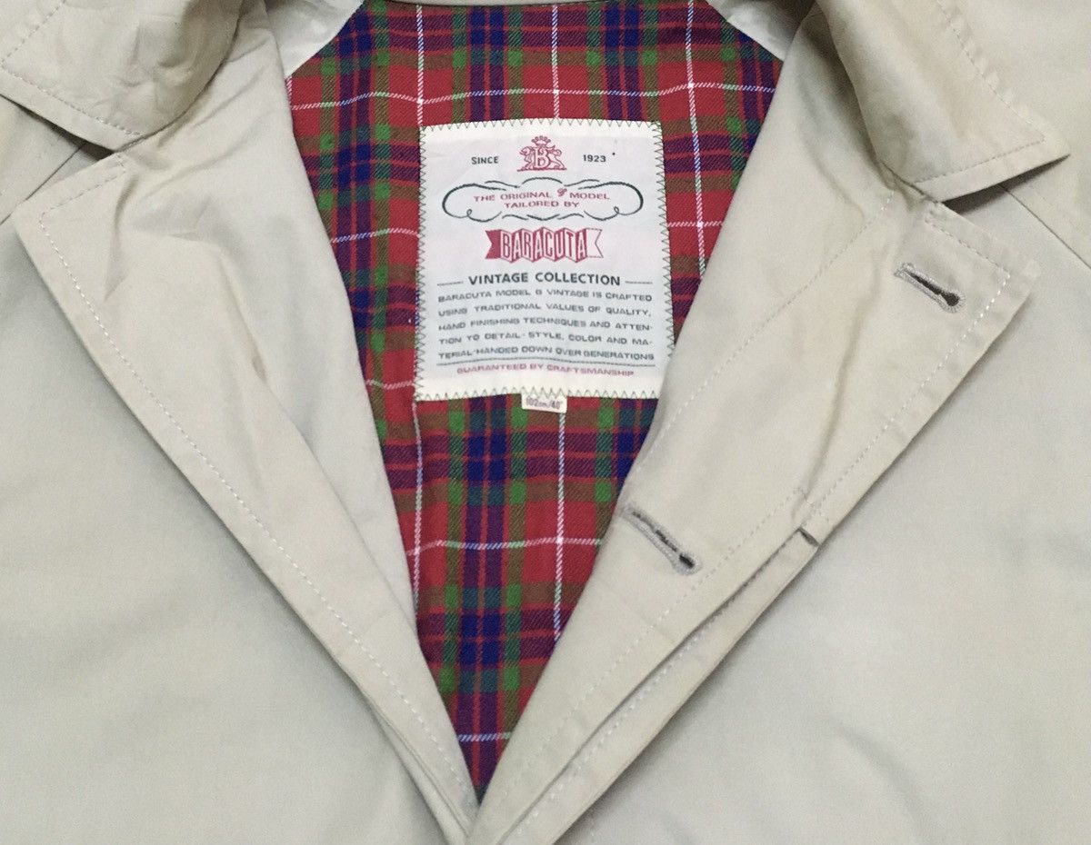 Baracuta × Vintage Rare Design Vintage Brand Baracuta Trench Coat 1990s Size US L / EU 52-54 / 3 - 8 Thumbnail