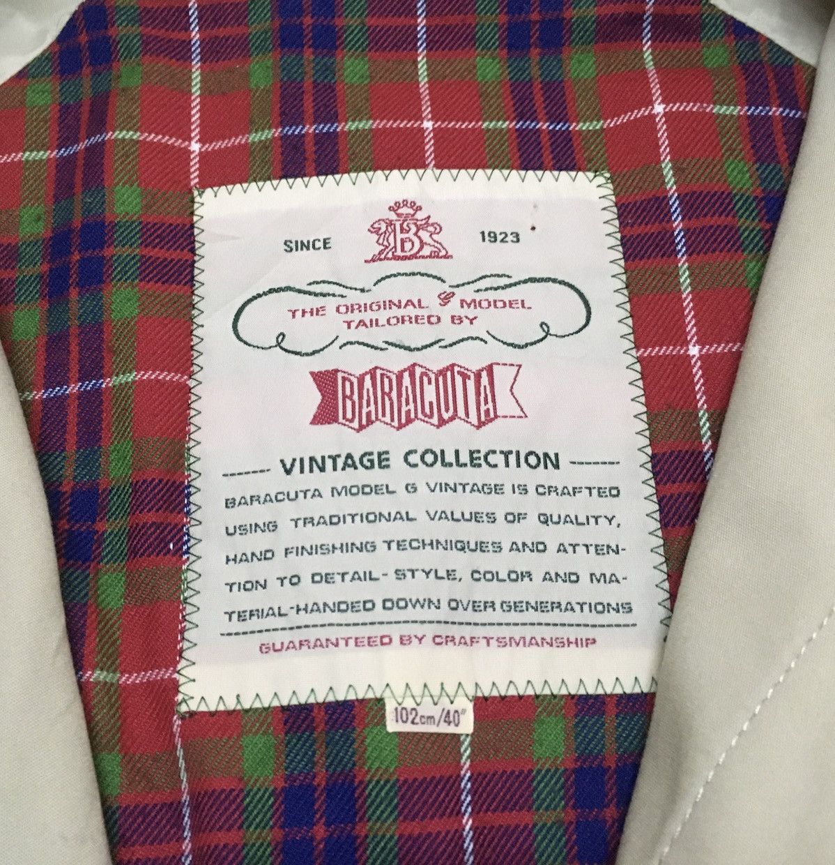 Baracuta × Vintage Rare Design Vintage Brand Baracuta Trench Coat 1990s Size US L / EU 52-54 / 3 - 9 Thumbnail