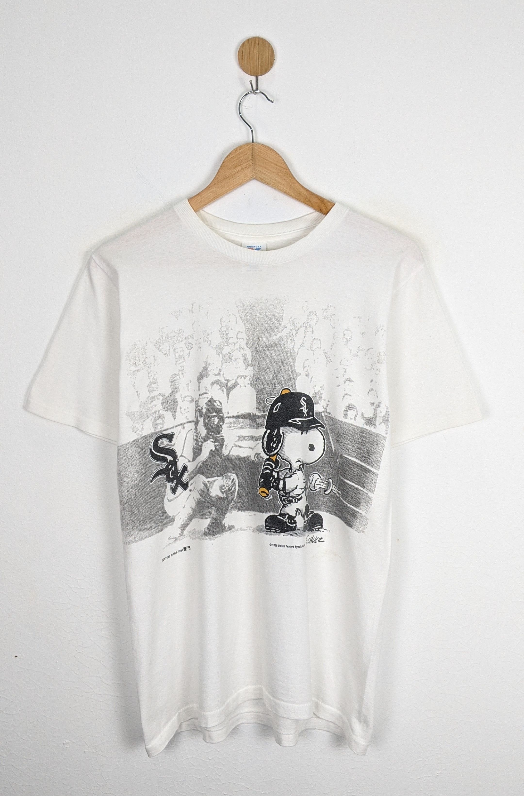 MLB Vintage Snoopy Chicago White Sox MLB 90s shirt Size US M / EU 48-50 / 2 - 1 Thumbnail