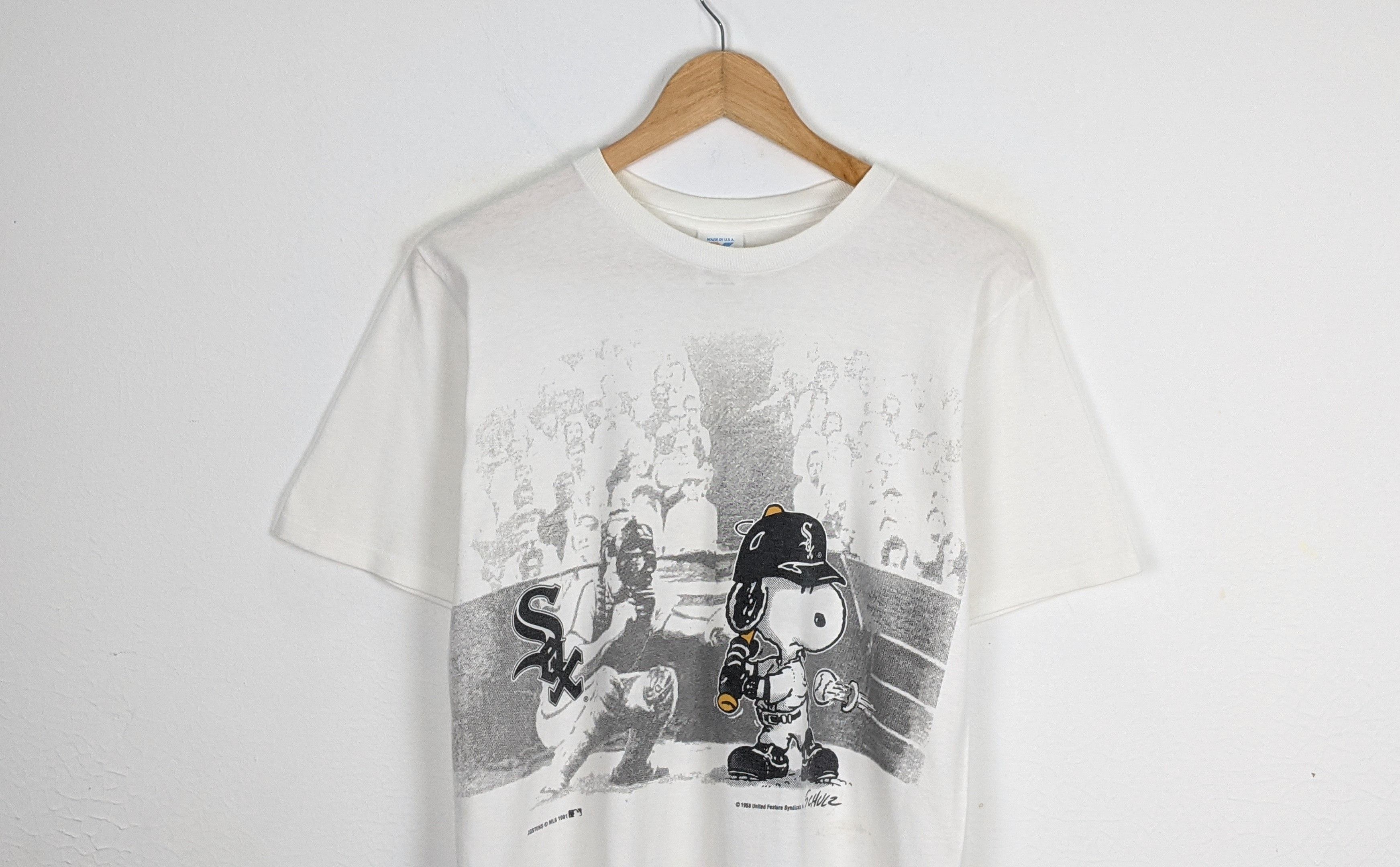 MLB Vintage Snoopy Chicago White Sox MLB 90s shirt Size US M / EU 48-50 / 2 - 2 Thumbnail