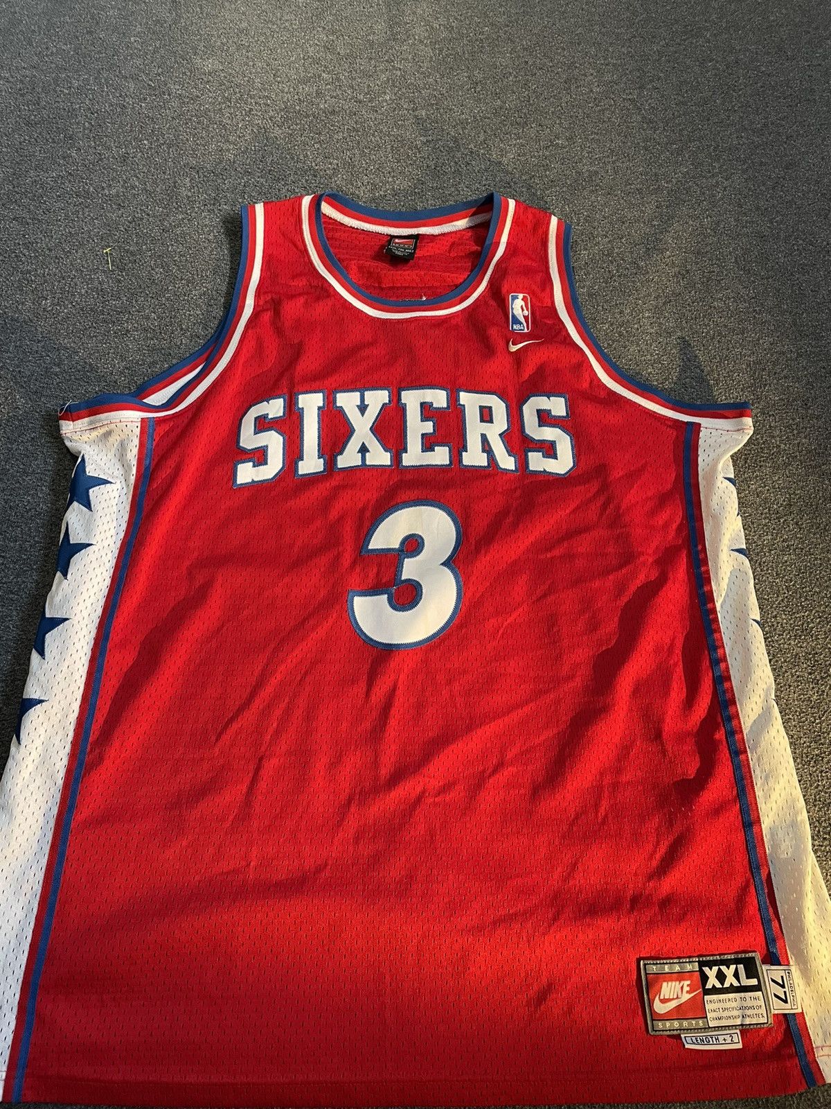 NBA Ã Nike Allen Iverson 76ers Jersey | Grailed