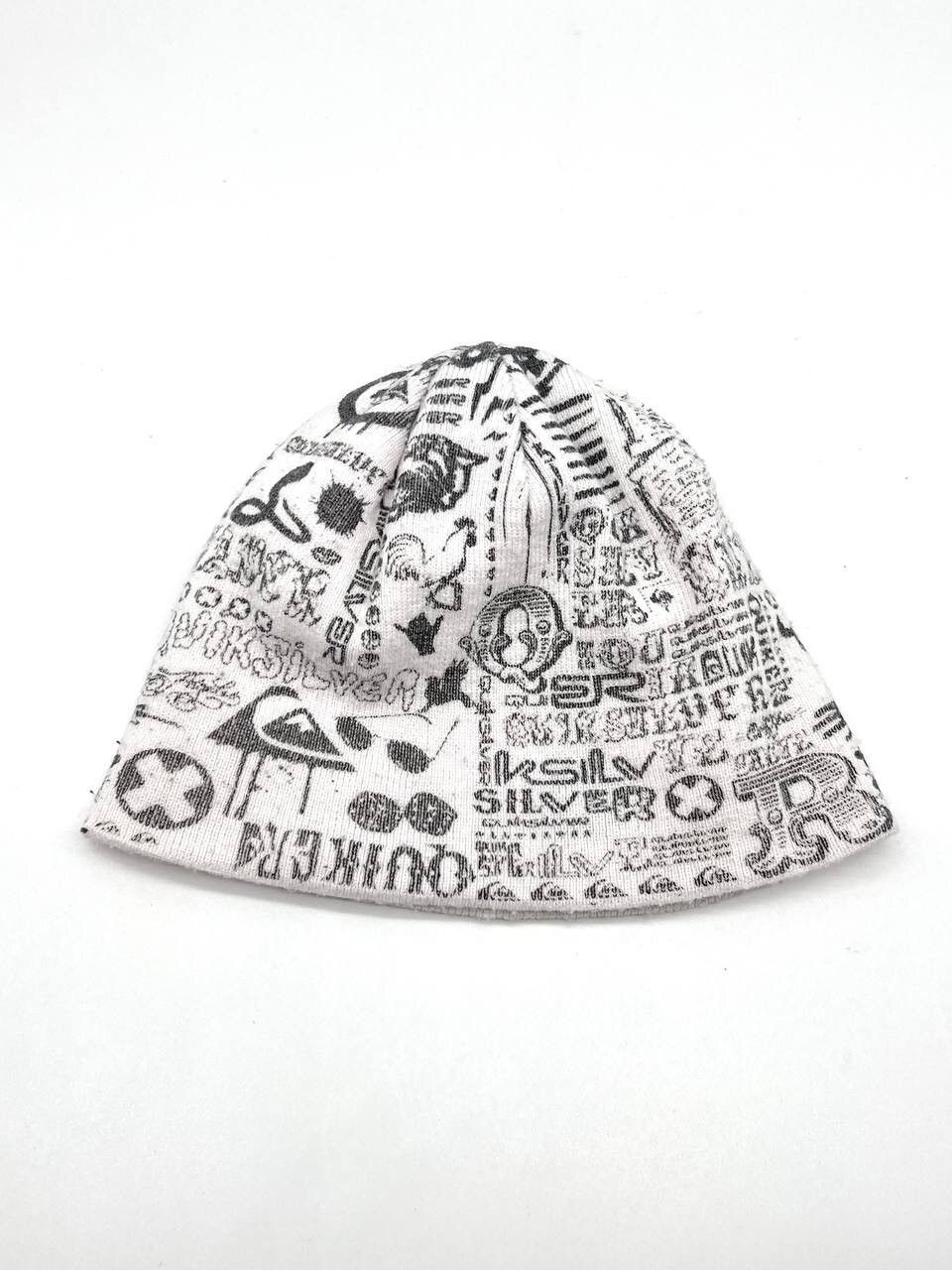 Quiksilver × Vintage Vintage 90s Quiksilver Winter Hat Multilogo 2 Side Monogram Size ONE SIZE - 1 Thumbnail
