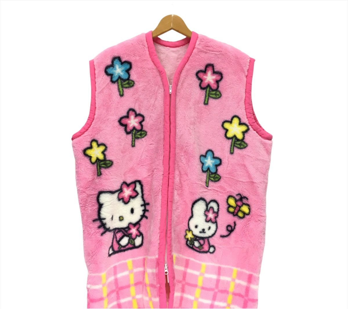 Cartoon Network × Japanese Brand × Nickelodeon Hello Kitty Fleece Full Print Sleeveless Size XL / US 12-14 / IT 48-50 - 6 Thumbnail