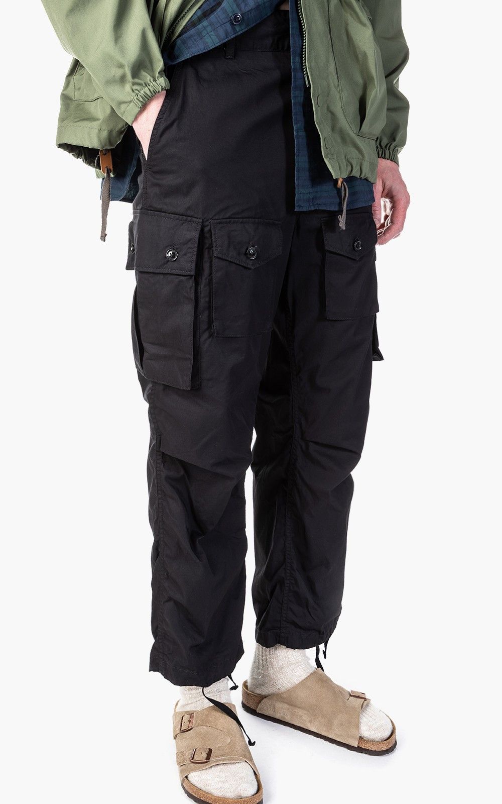 Engineered Garments Engineered Garments FA Pant Highcount Twill Black Size US 28 / EU 44 - 3 Thumbnail