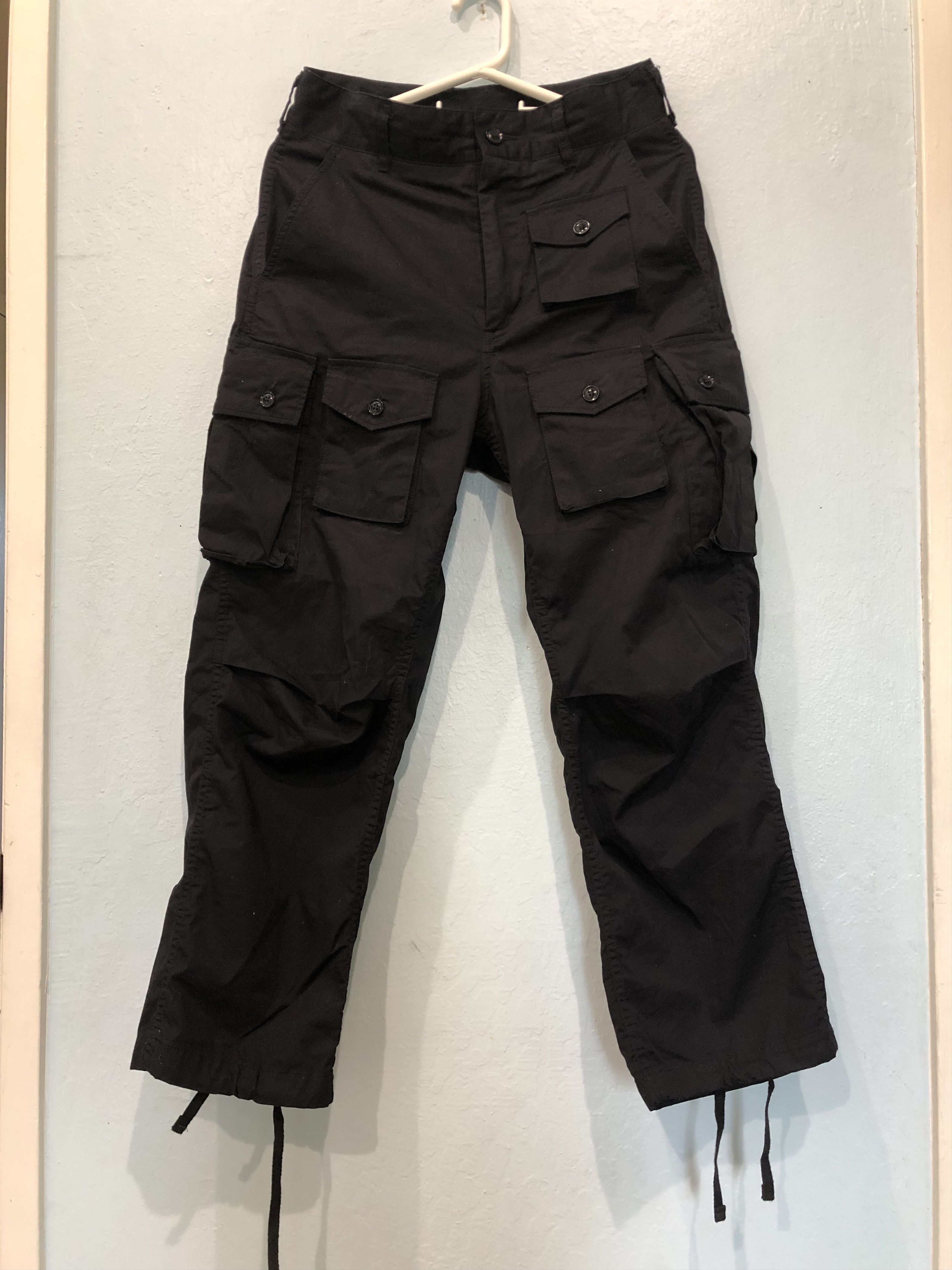 Engineered Garments Engineered Garments FA Pant Highcount Twill Black Size US 28 / EU 44 - 2 Thumbnail
