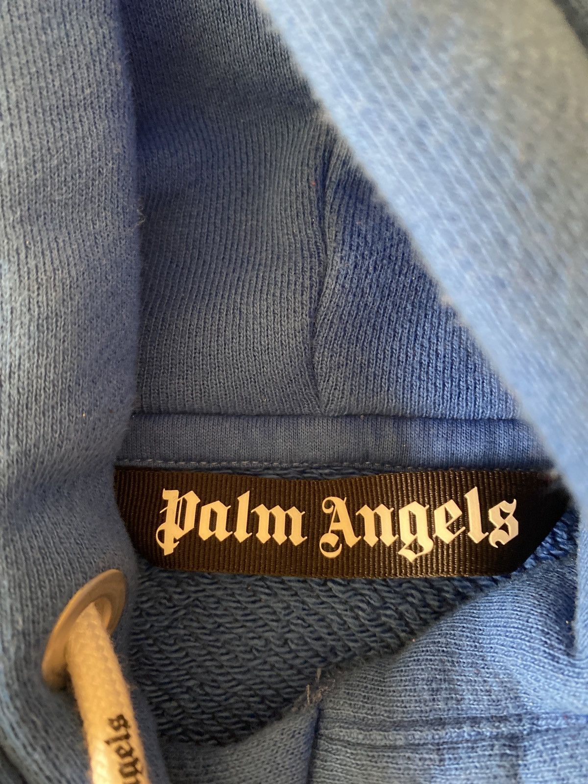 Palm Angels Palm Angels Leopard Blue Drawstring Hoodie 🧸 Size US S / EU 44-46 / 1 - 5 Thumbnail