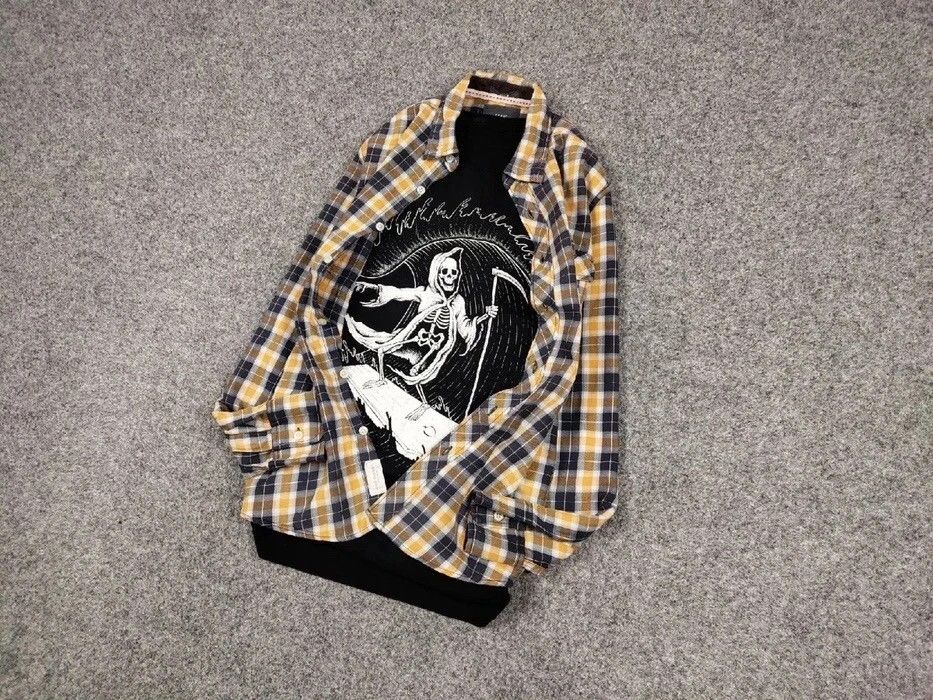 Flannel Vintage Flannel Shirt Travis Scott Style Size US S / EU 44-46 / 1 - 3 Thumbnail
