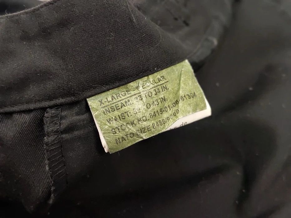 Japanese Brand Vintage 90's Military Army Cargo Black Pants Japan Style Size US 34 / EU 50 - 9 Thumbnail