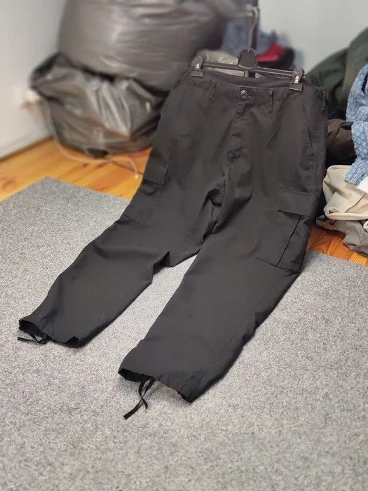 Japanese Brand Vintage 90's Military Army Cargo Black Pants Japan Style Size US 34 / EU 50 - 10 Thumbnail