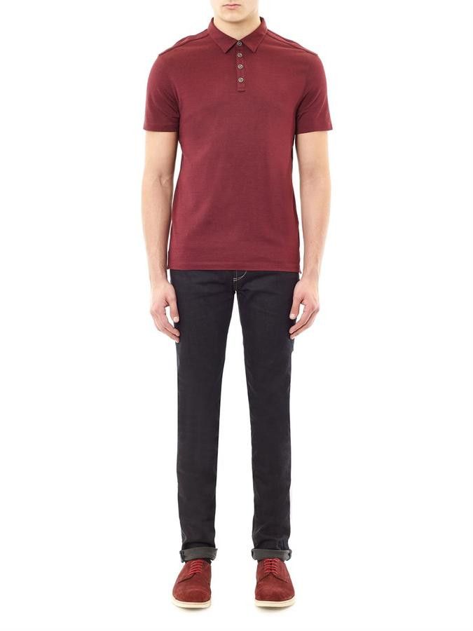 John Varvatos John varvatos collection silk polo Size US S / EU 44-46 / 1 - 11 Thumbnail