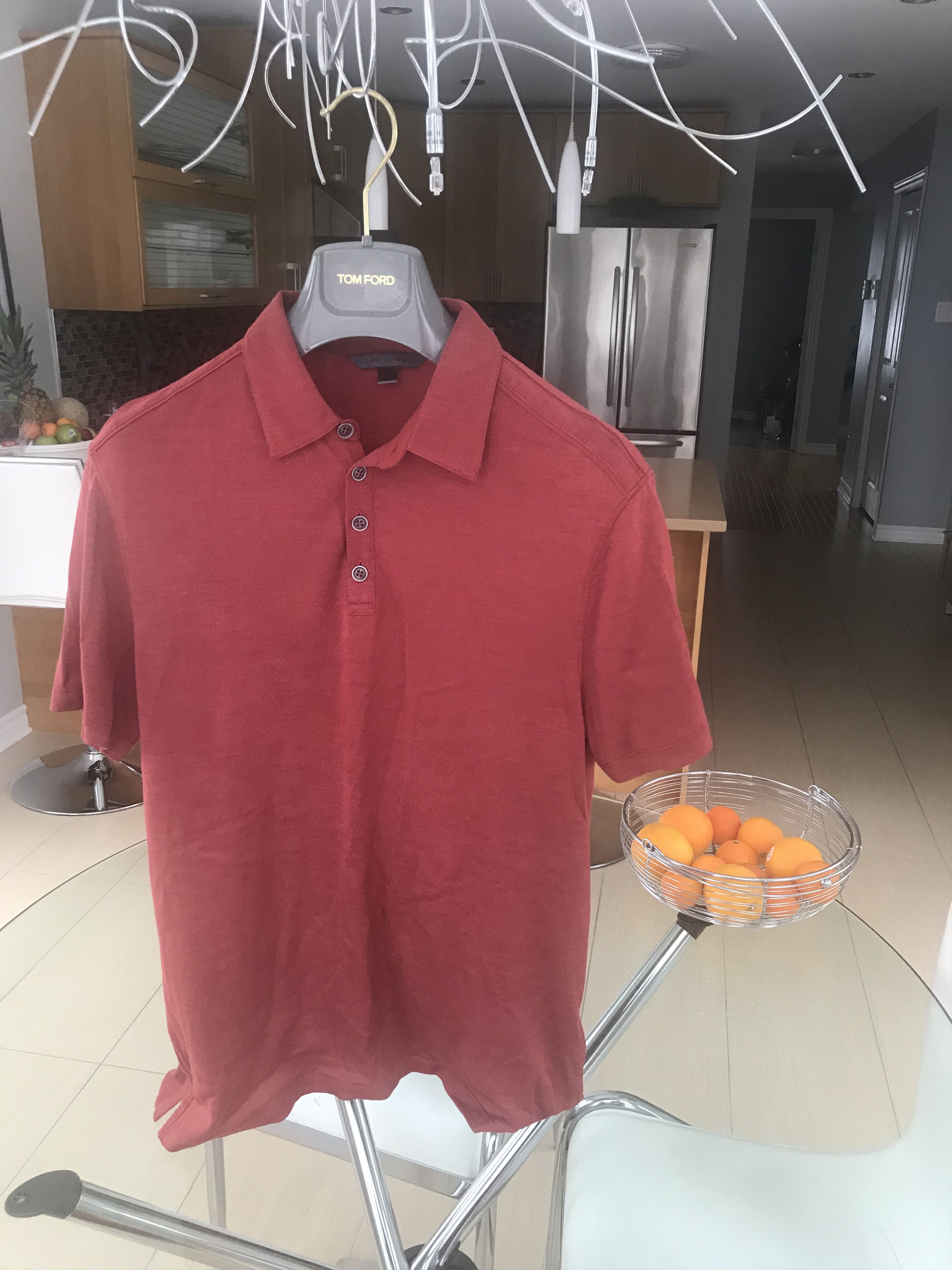 John Varvatos John varvatos collection silk polo Size US S / EU 44-46 / 1 - 1 Thumbnail
