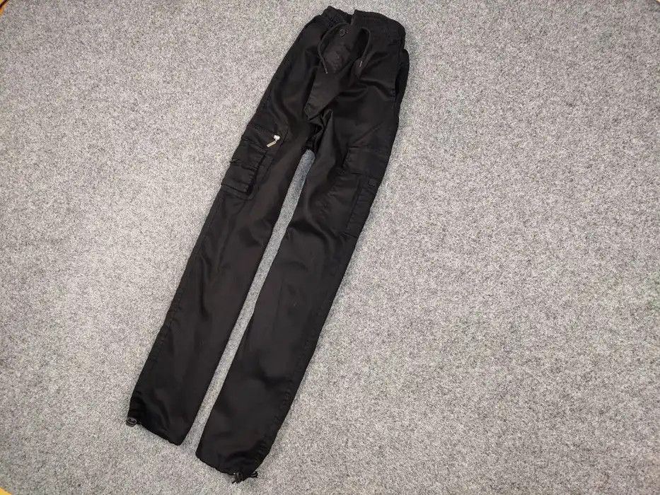 Japanese Brand Vintage 90's Cargo Pants Travis Scott Japan Black Hype Size US 32 / EU 48 - 2 Thumbnail