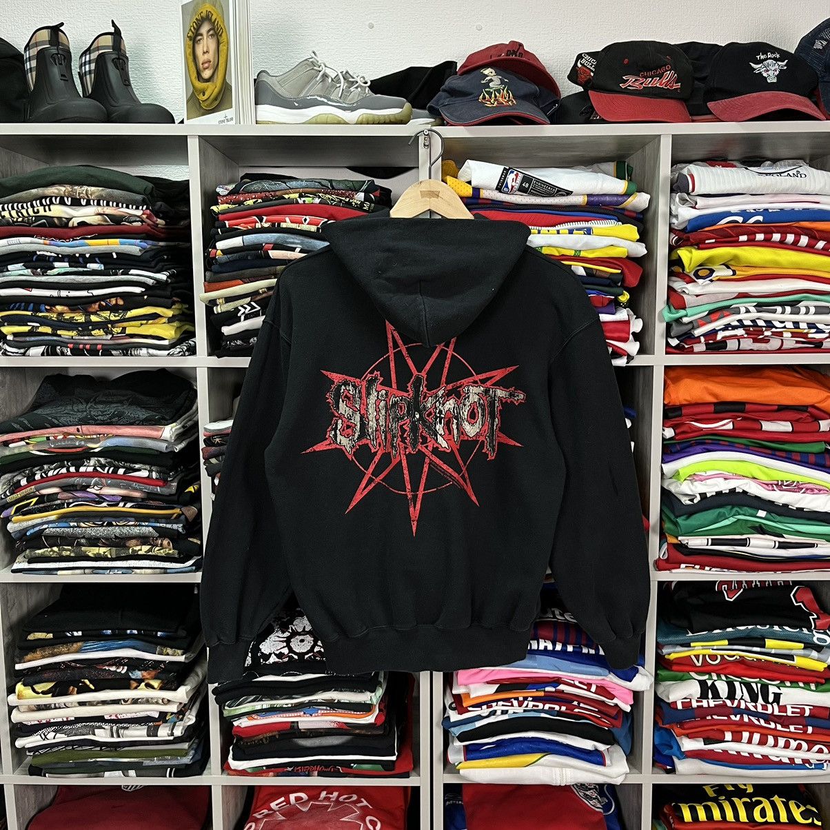 Band Tees VINTAGE 2014 SLIPKNOT THE GRAY CHAPTER DEATH METAL HOODIE Size US M / EU 48-50 / 2 - 3 Thumbnail