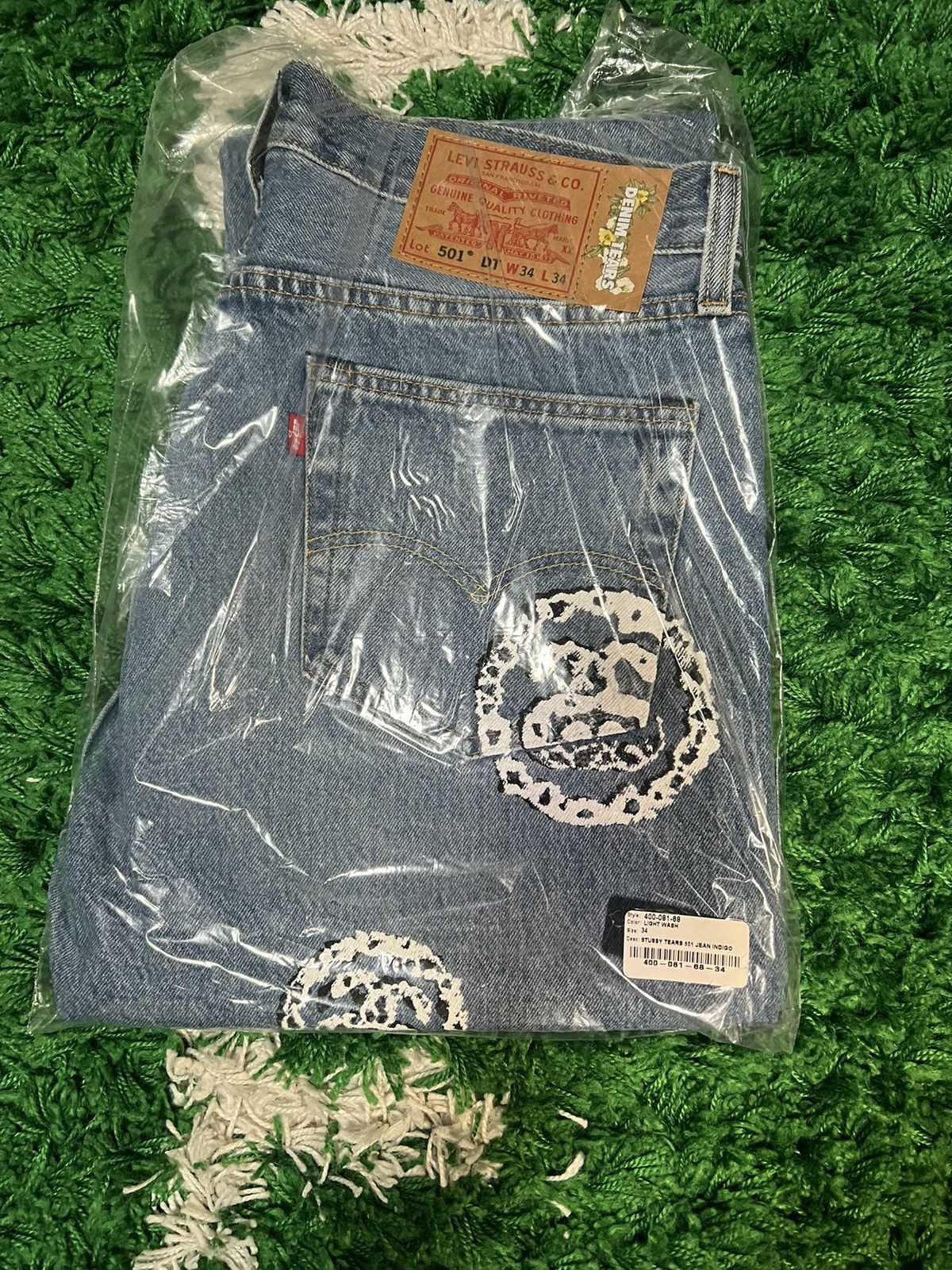 DENIM TEARS × Stussy Stussy X Denim Tears Denim Jeans Size US 34 / EU 50 - 3 Thumbnail