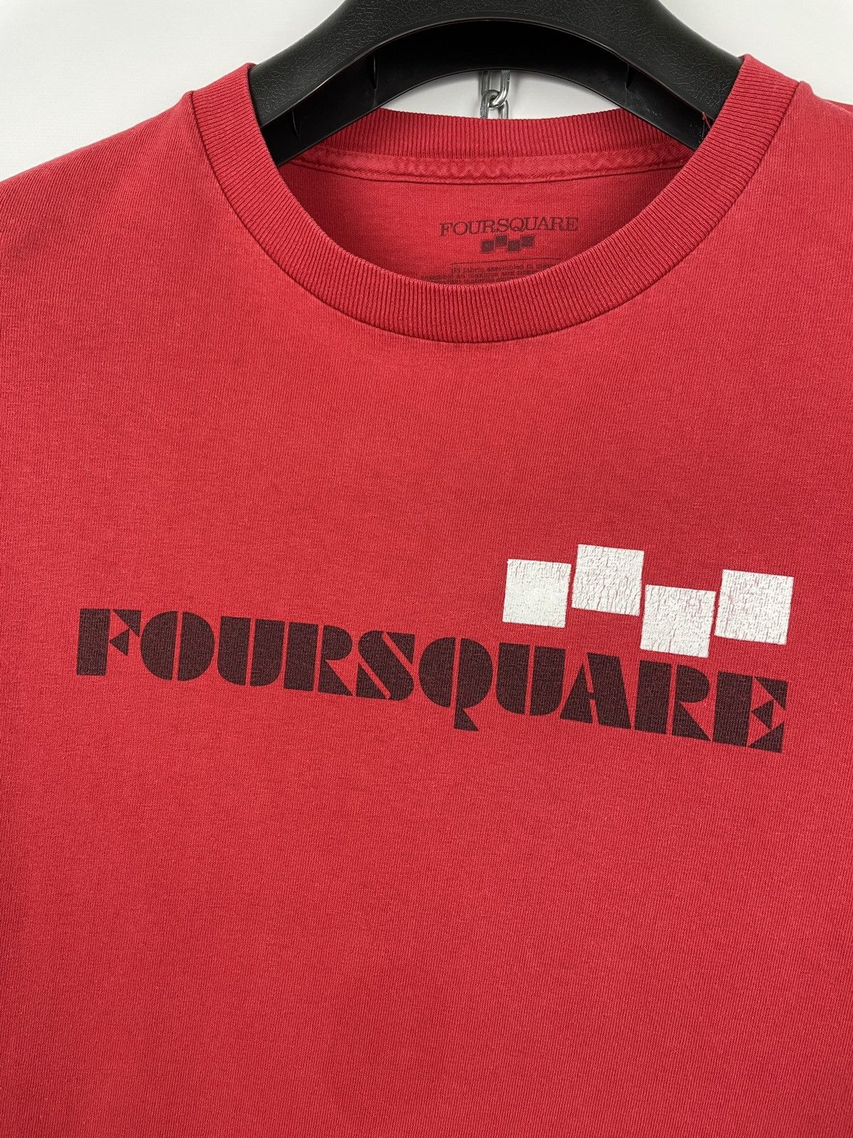 FOURSQUARE × Japanese Brand × Vintage Vintage Foursquare Long Sleeve T-Shirt Size US L / EU 52-54 / 3 - 6 Thumbnail