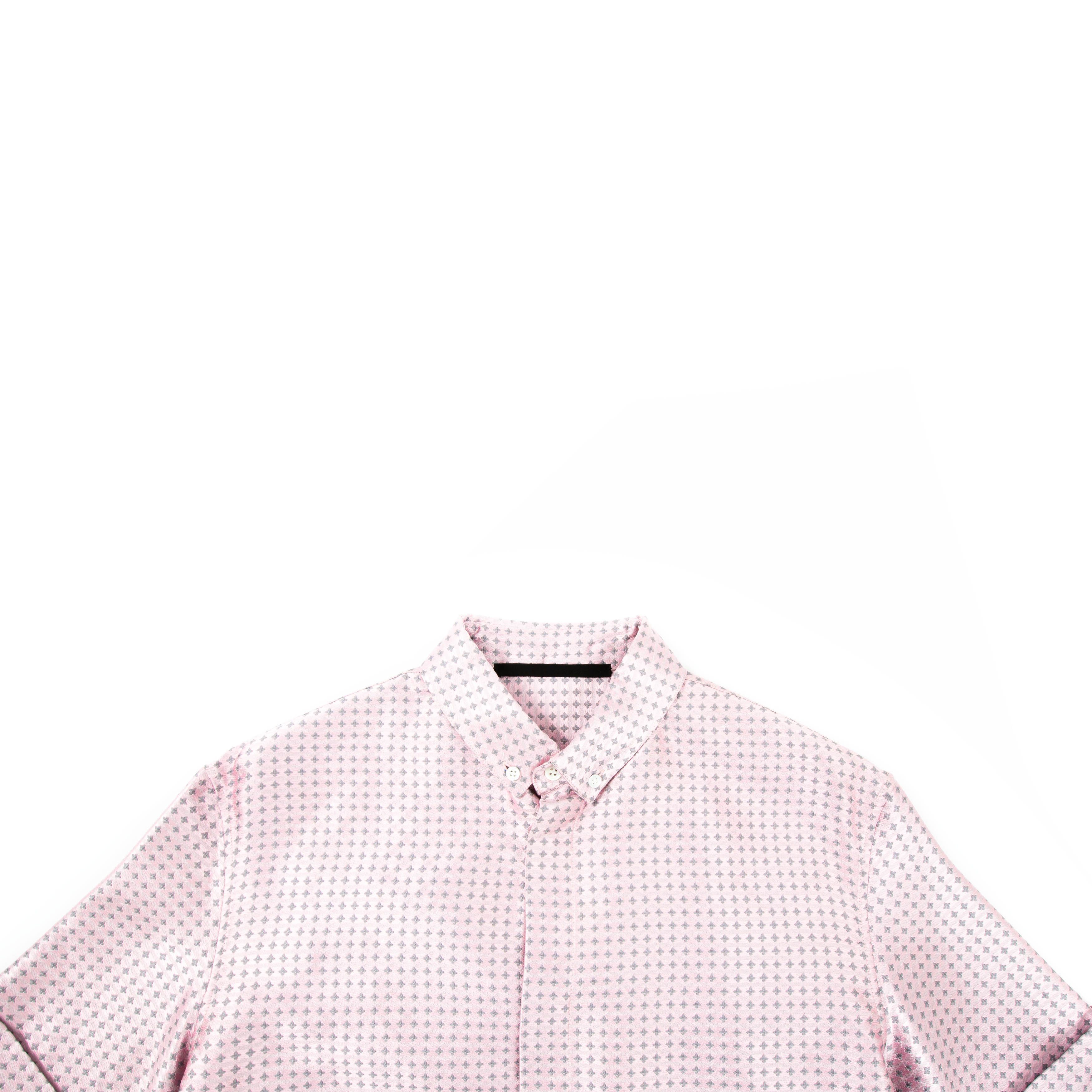 Haider Ackermann Pink Silk Short Sleeve Shirt Size US S / EU 44-46 / 1 - 2 Thumbnail