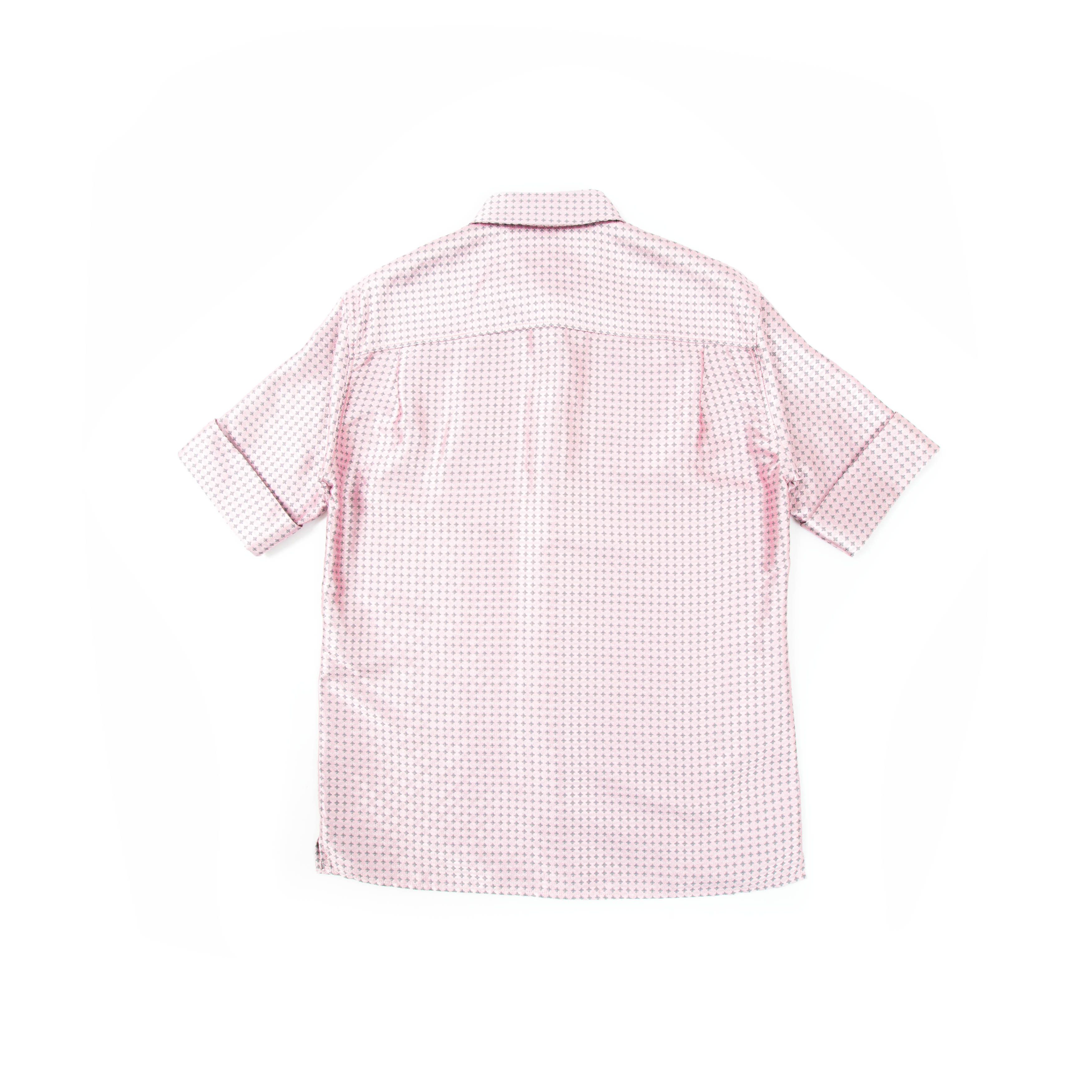 Haider Ackermann Pink Silk Short Sleeve Shirt Size US S / EU 44-46 / 1 - 3 Thumbnail