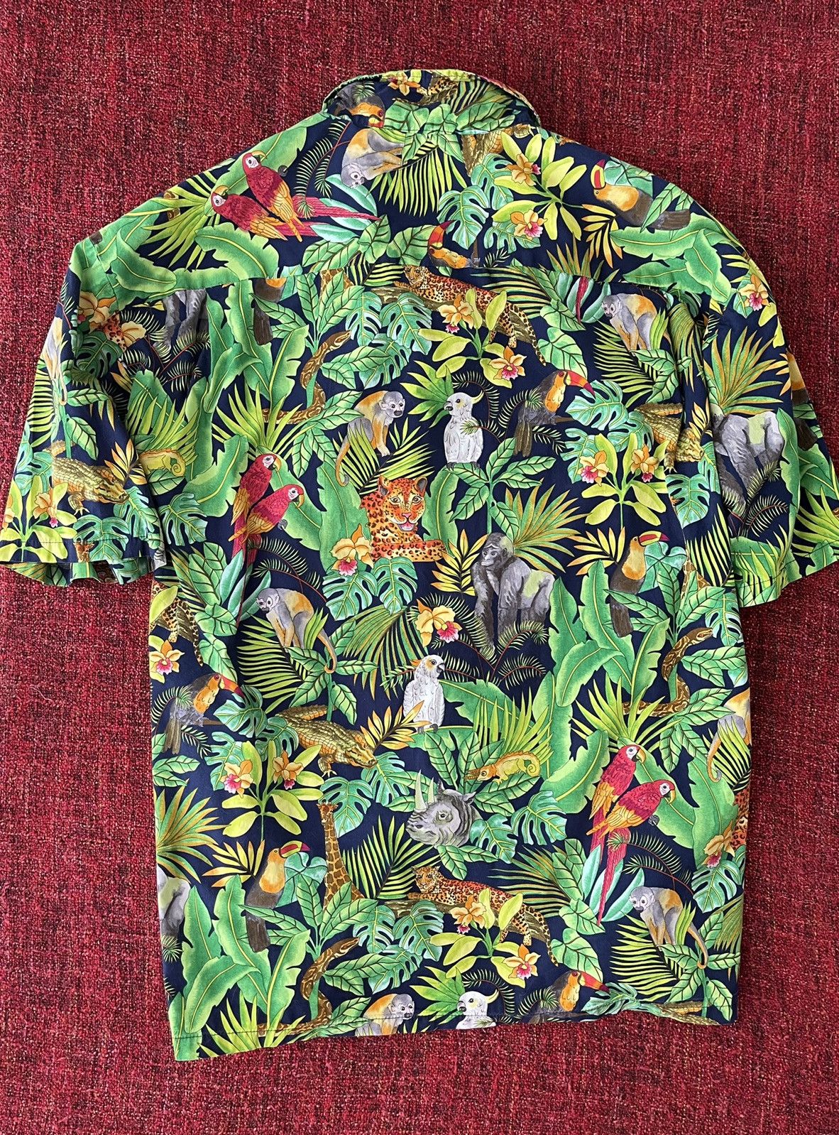 Vintage Hawaiian shirt vintage 90s made in Hawaii Size US XXL / EU 58 / 5 - 5 Thumbnail