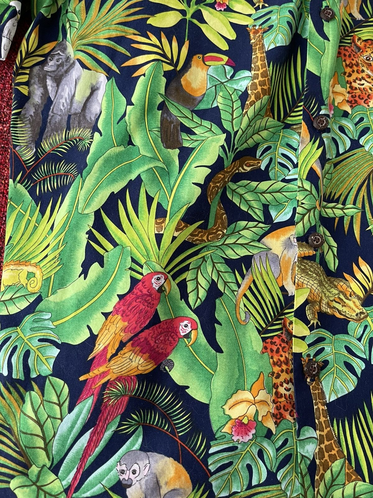 Vintage Hawaiian shirt vintage 90s made in Hawaii Size US XXL / EU 58 / 5 - 4 Thumbnail