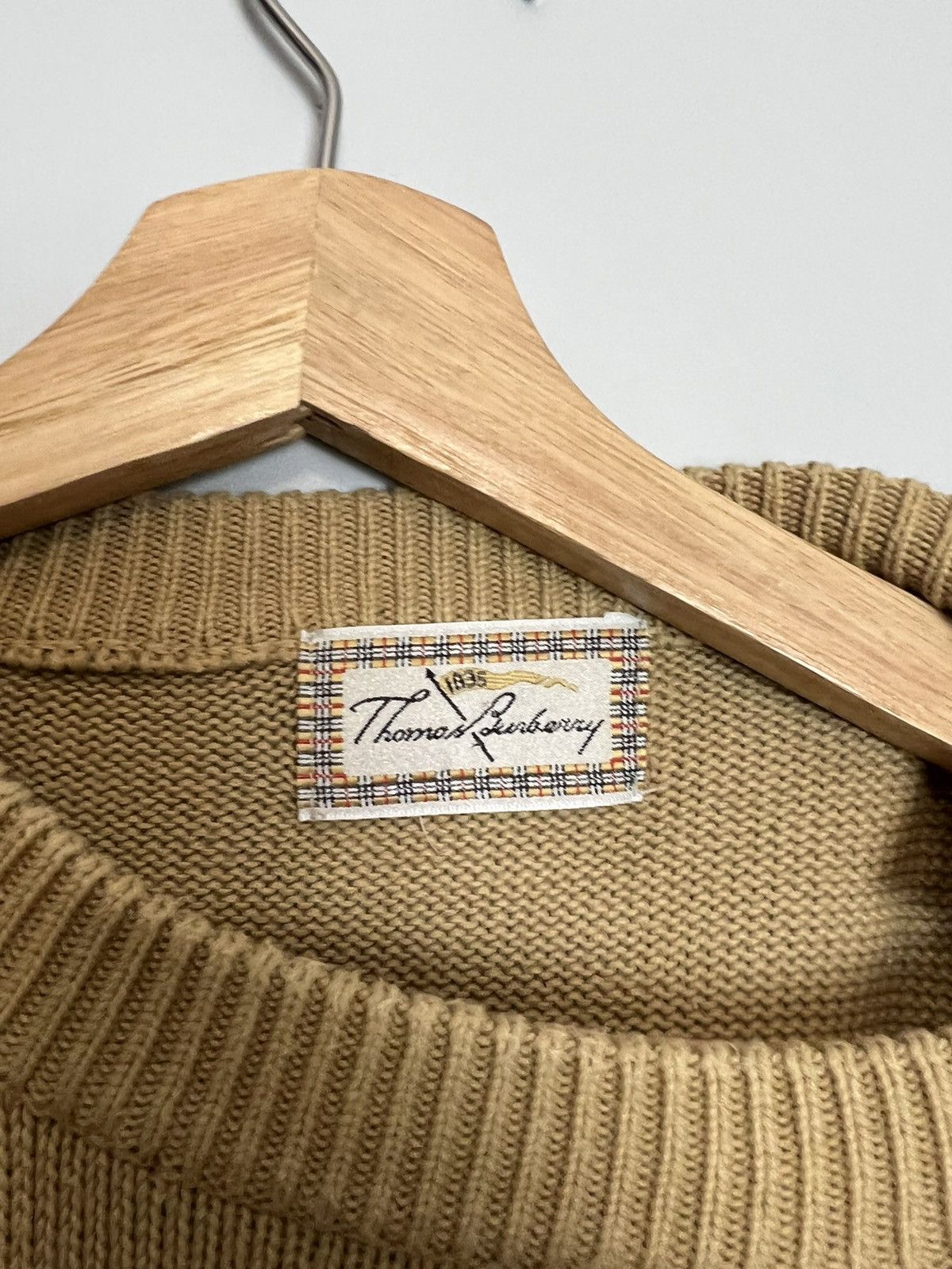 Burberry Rare Vintage Thomas Burberry Knit Sweatshirt Medium Hype Size US M / EU 48-50 / 2 - 3 Thumbnail