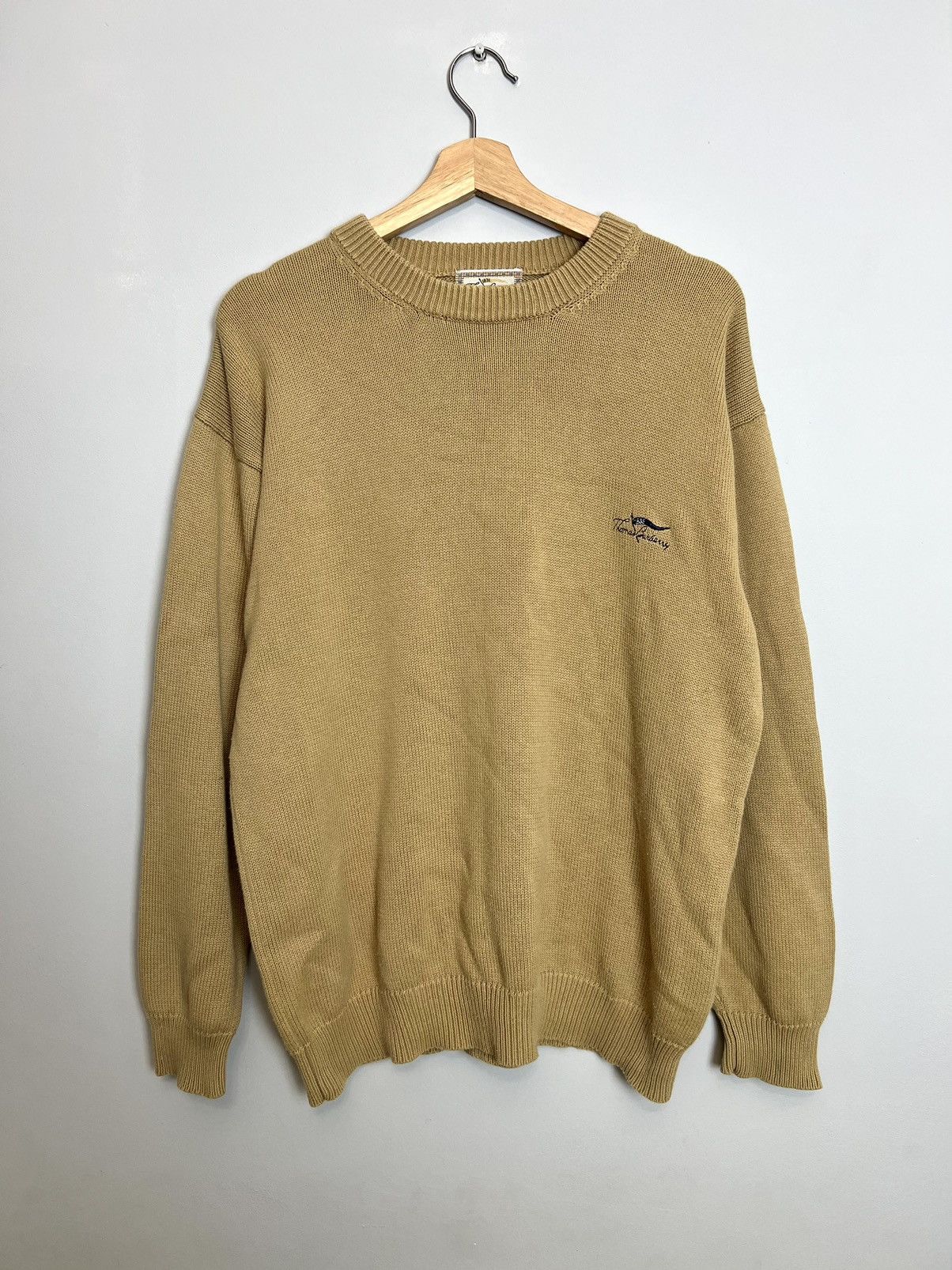 Burberry Rare Vintage Thomas Burberry Knit Sweatshirt Medium Hype Size US M / EU 48-50 / 2 - 1 Thumbnail