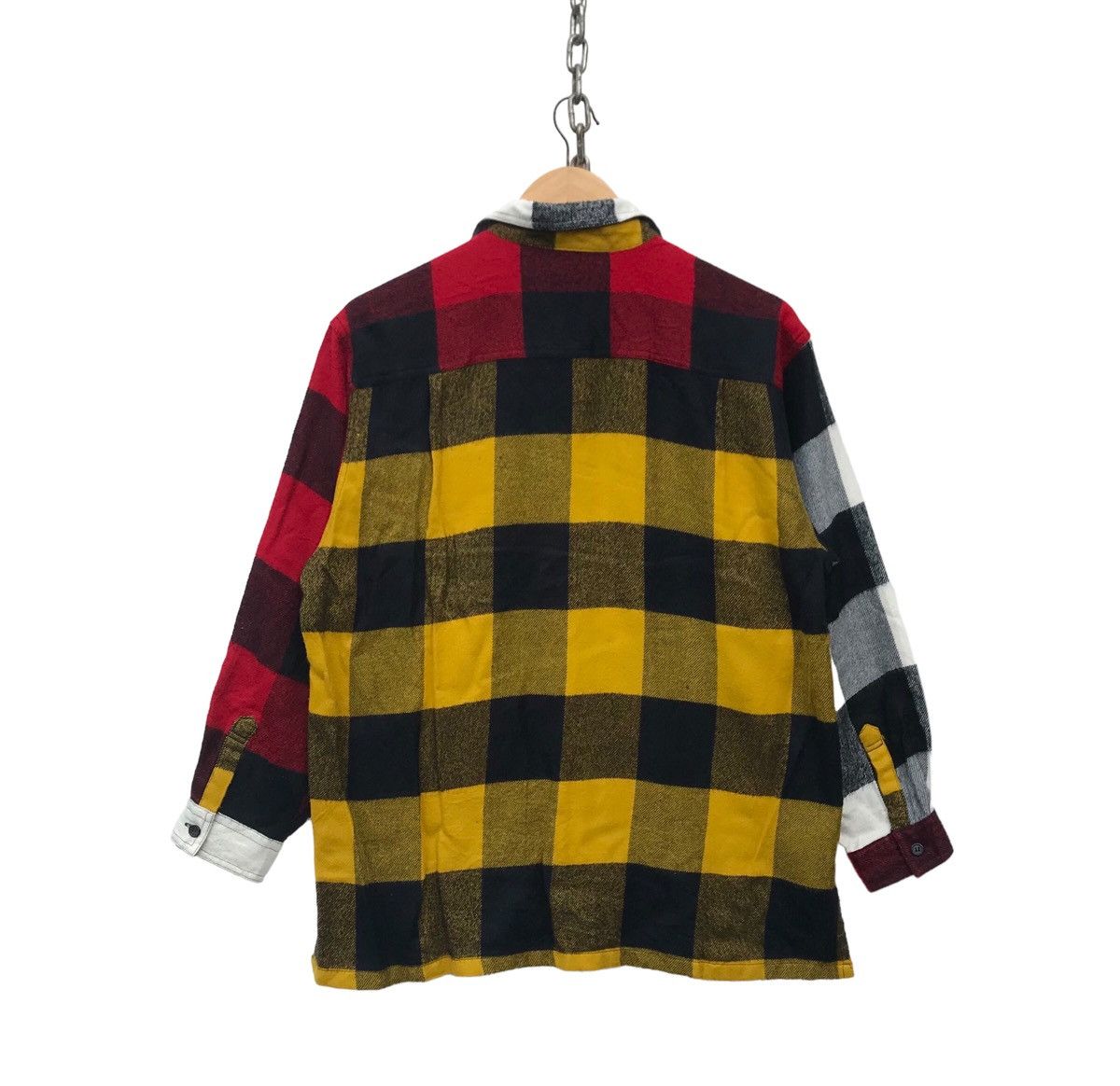 Flannel Sand Beige Multicolor Flannel Button Ups Streetwear Shirt Size US M / EU 48-50 / 2 - 5 Thumbnail