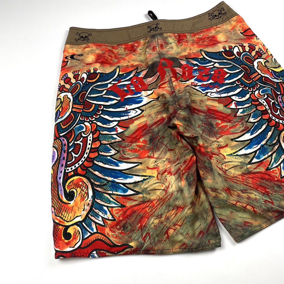 O'Neill 🥩 Vintage O’Neill Crazy Short Full Art Print Indians Size US 36 / EU 52 - 11 Thumbnail
