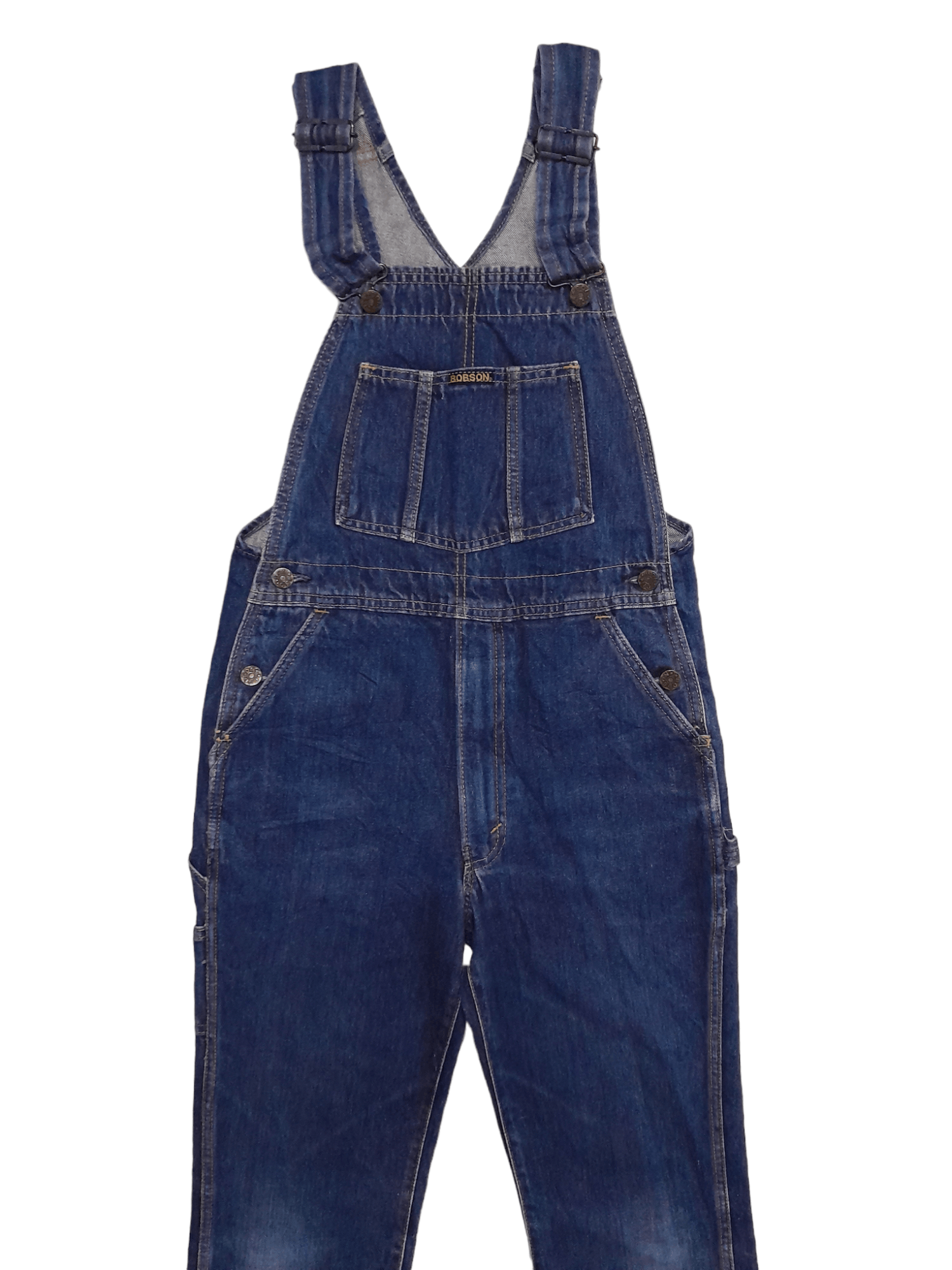 Japanese Brand × Vintage Bobson Overalls Denim Japan (E591) Size 27" / US 4 / IT 40 - 2 Thumbnail