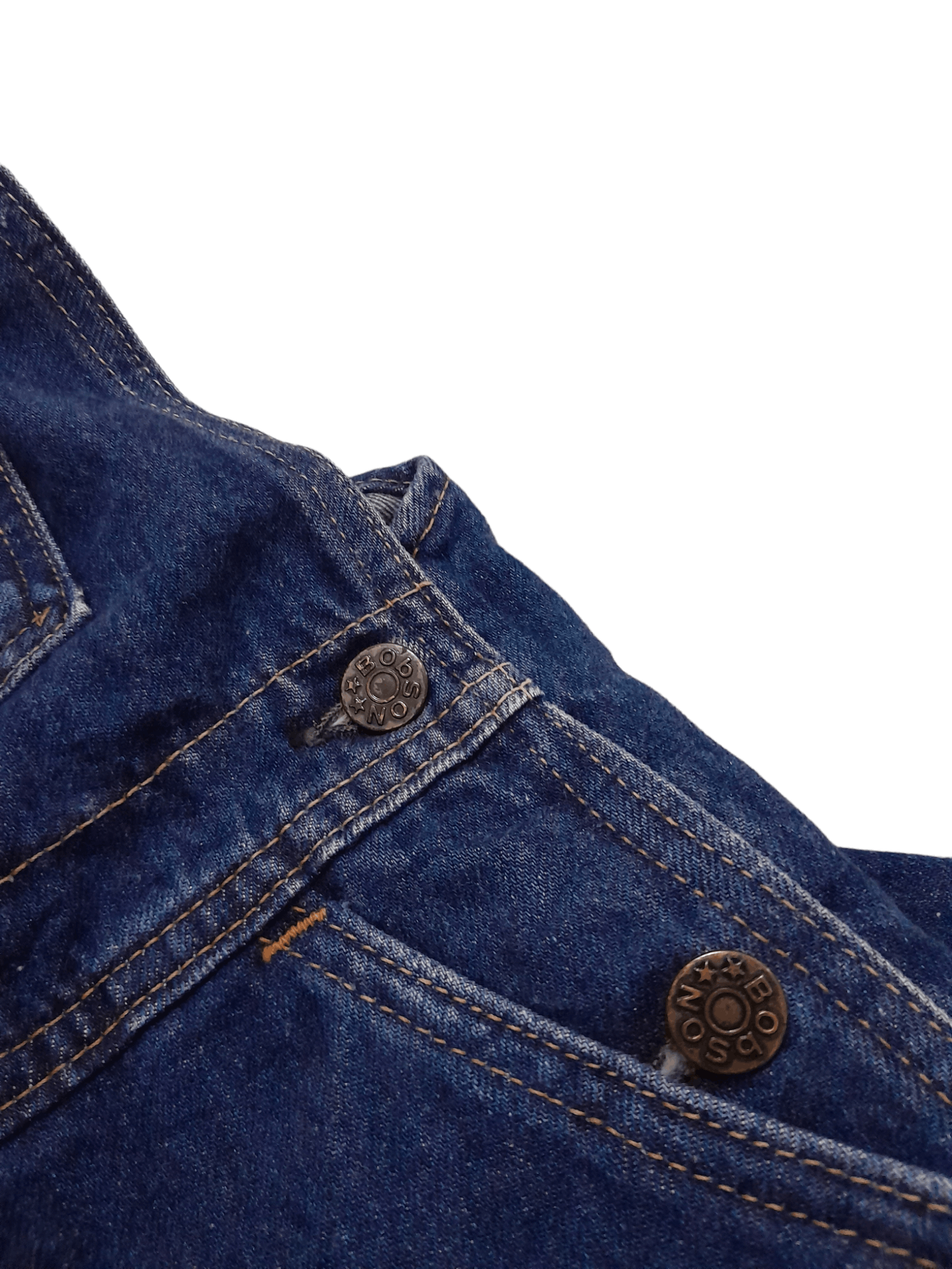 Japanese Brand × Vintage Bobson Overalls Denim Japan (E591) Size 27" / US 4 / IT 40 - 4 Thumbnail