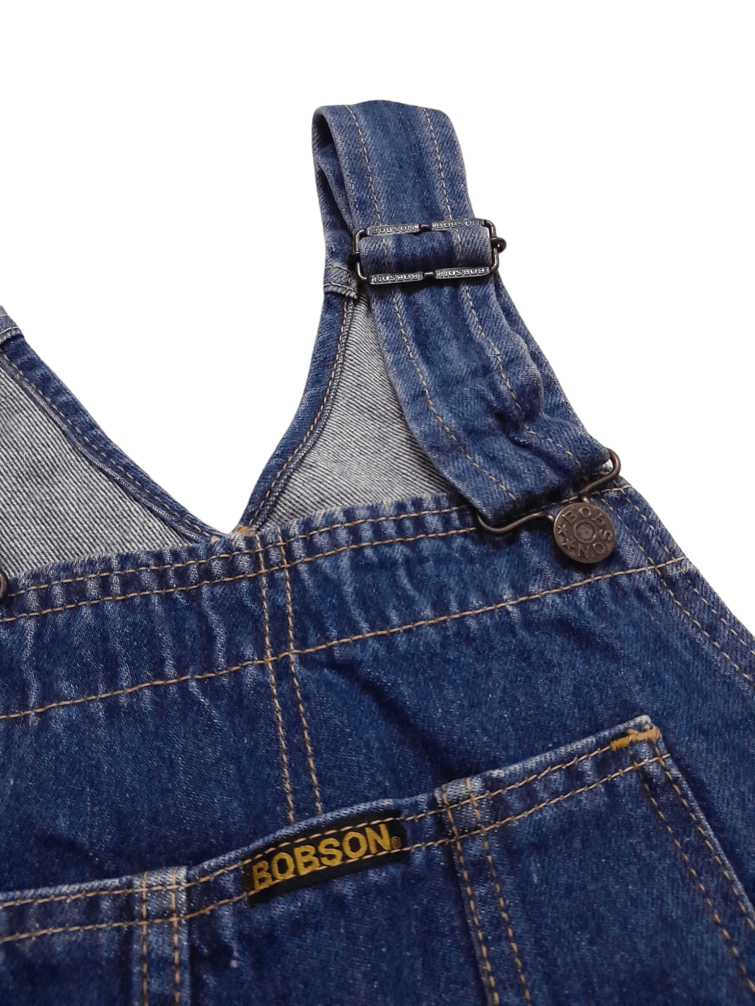 Japanese Brand × Vintage Bobson Overalls Denim Japan (E591) Size 27" / US 4 / IT 40 - 3 Thumbnail