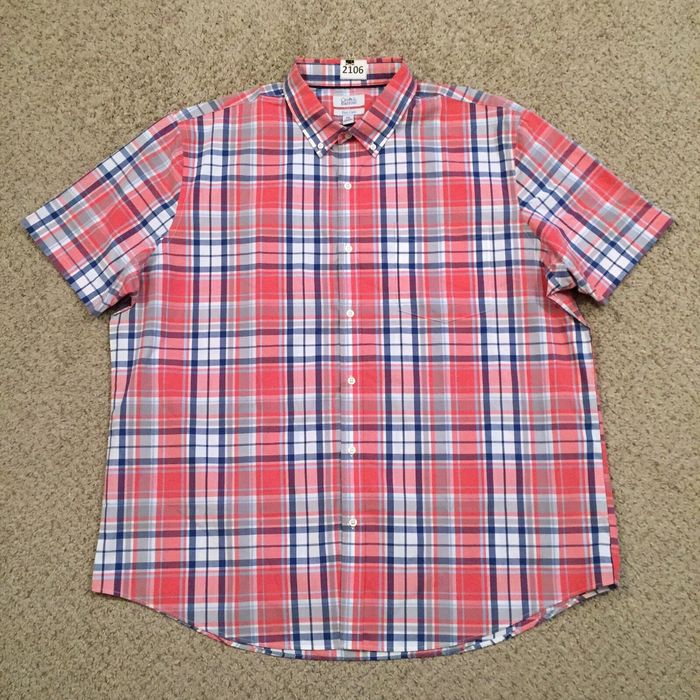 Croft & Barrow Croft & Barrow Easy Care Button Up Shirt Mens XXL Pink ...