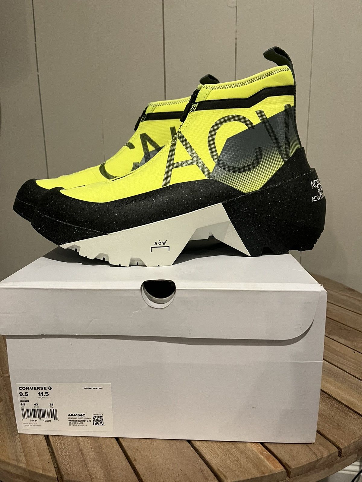 CONVERSE X A-COLD-WALL VOLT GEO FROMA BOOT M7/W9 A04164C NWOB Converse x A Cold Wall Chuck 70 Geo Forma Boots – Extra Butter main image 3