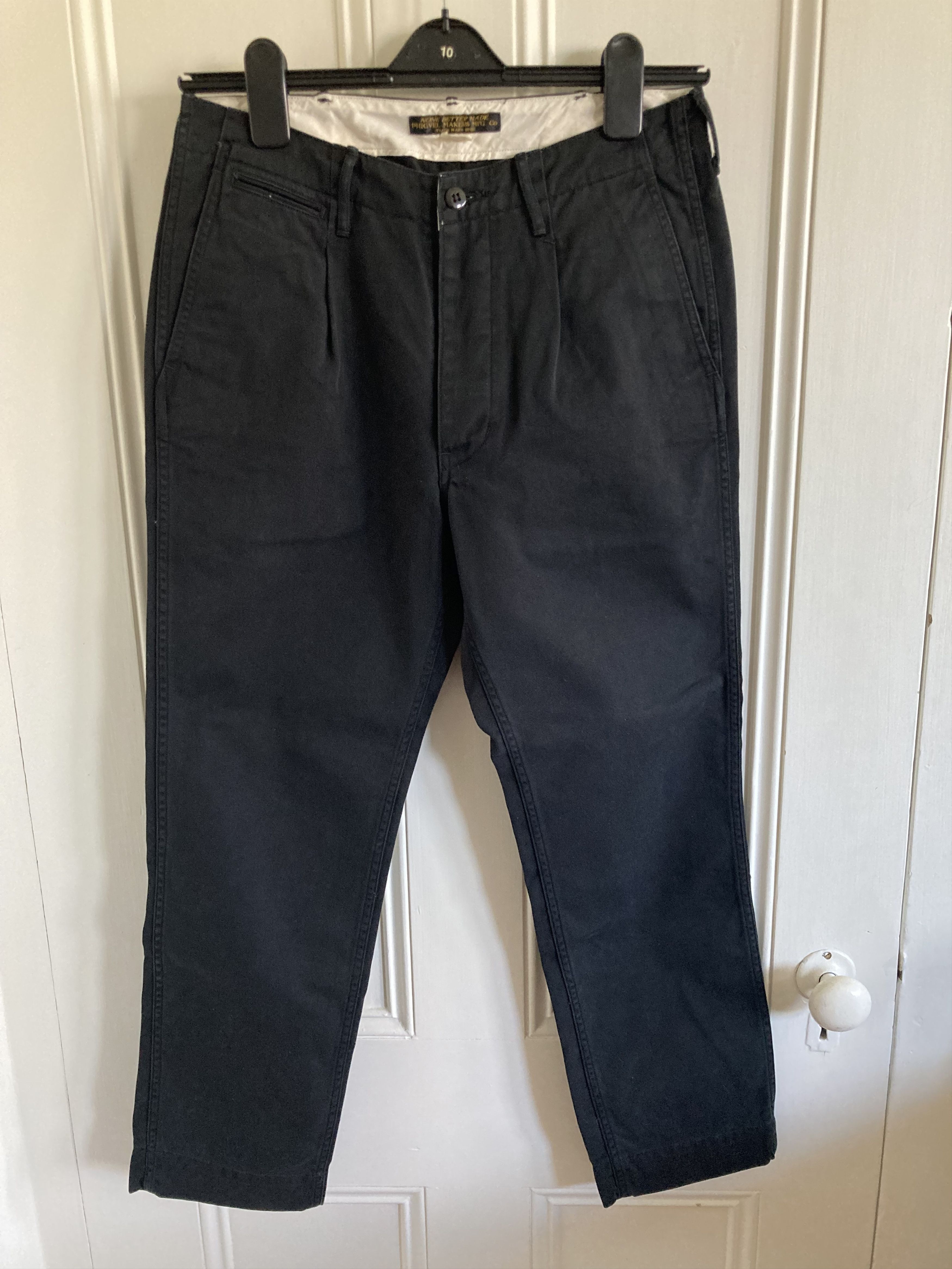 PHIGVEL MAKERS & Co. Phigvel Makers Pants 32 / 30, Black, Made in Japan Size US 32 / EU 48 - 1 Thumbnail