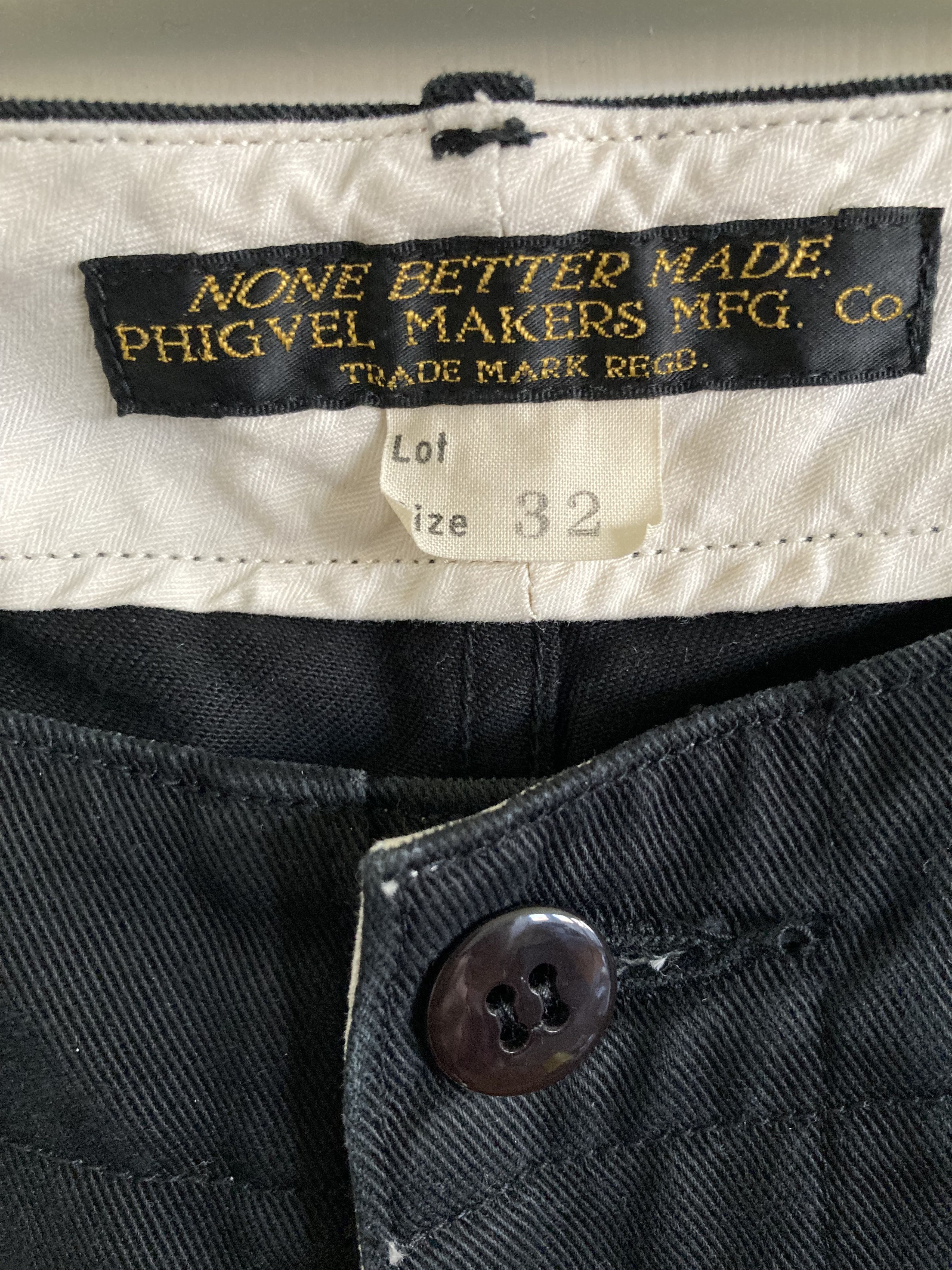 PHIGVEL MAKERS & Co. Phigvel Makers Pants 32 / 30, Black, Made in Japan Size US 32 / EU 48 - 2 Thumbnail