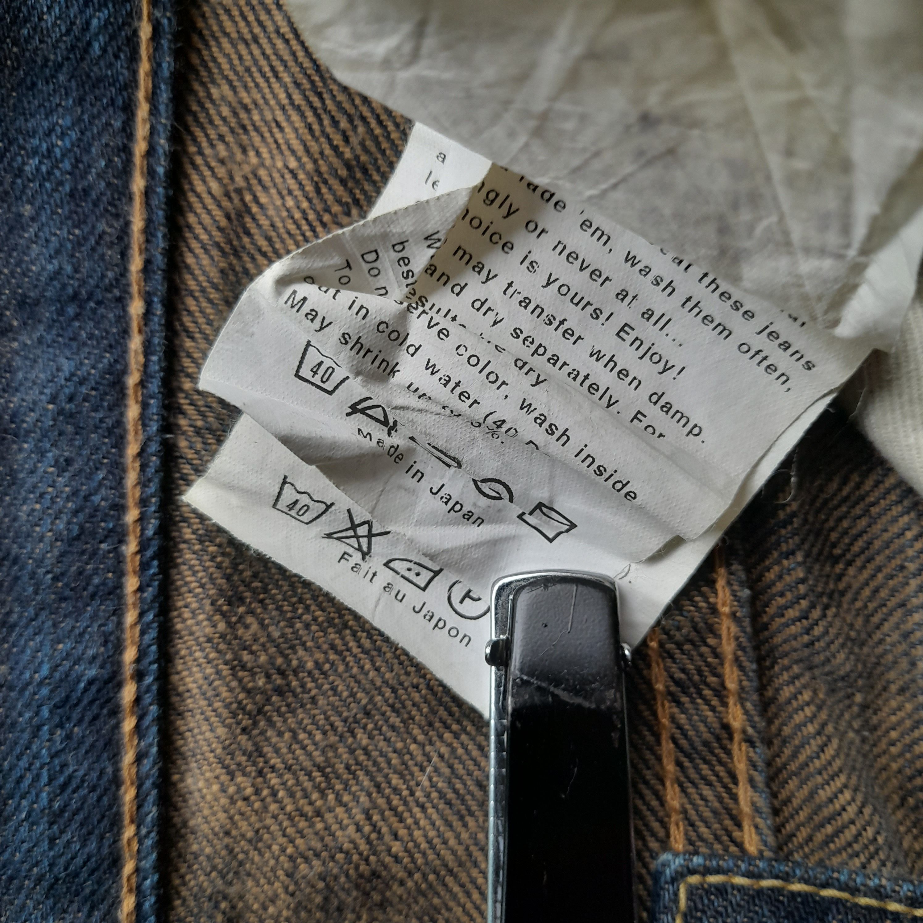 Japanese Brand Naked & Famous denim “Kogare Kakishibu” selvedge x Alvin Lee Size US 30 / EU 46 - 5 Thumbnail