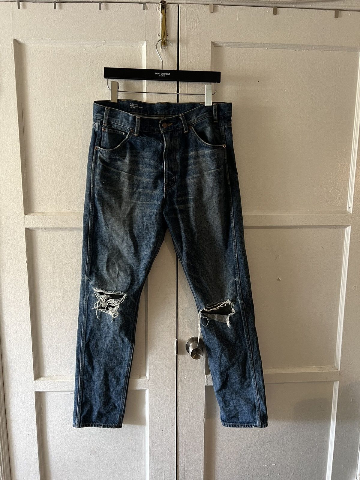 CELINE Kurt Distressed Bleached Jeans 29 - パンツ