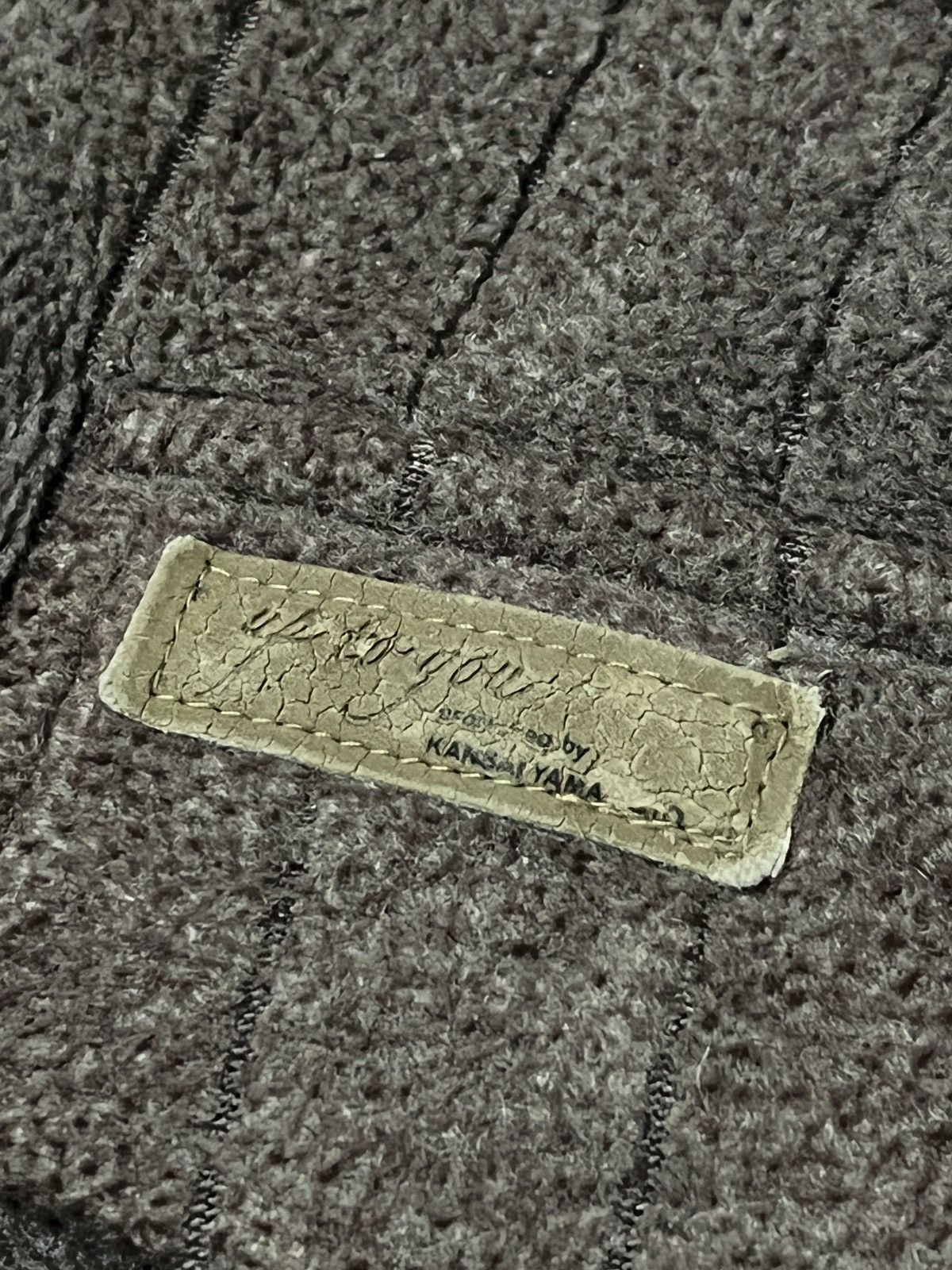 If Six Was Nine Vintage Kansai Yamamoto Pinstripe Wool Stand CollarJacket Size US M / EU 48-50 / 2 - 7 Thumbnail