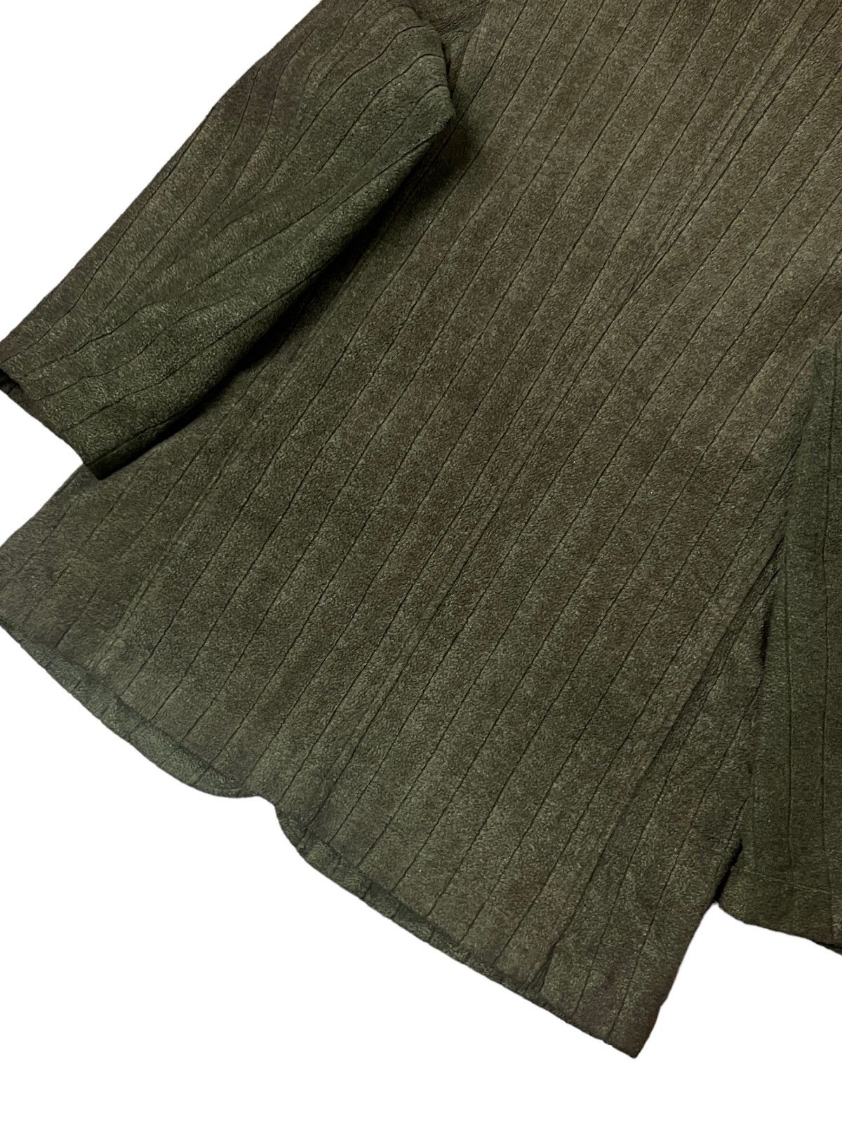If Six Was Nine Vintage Kansai Yamamoto Pinstripe Wool Stand CollarJacket Size US M / EU 48-50 / 2 - 6 Thumbnail