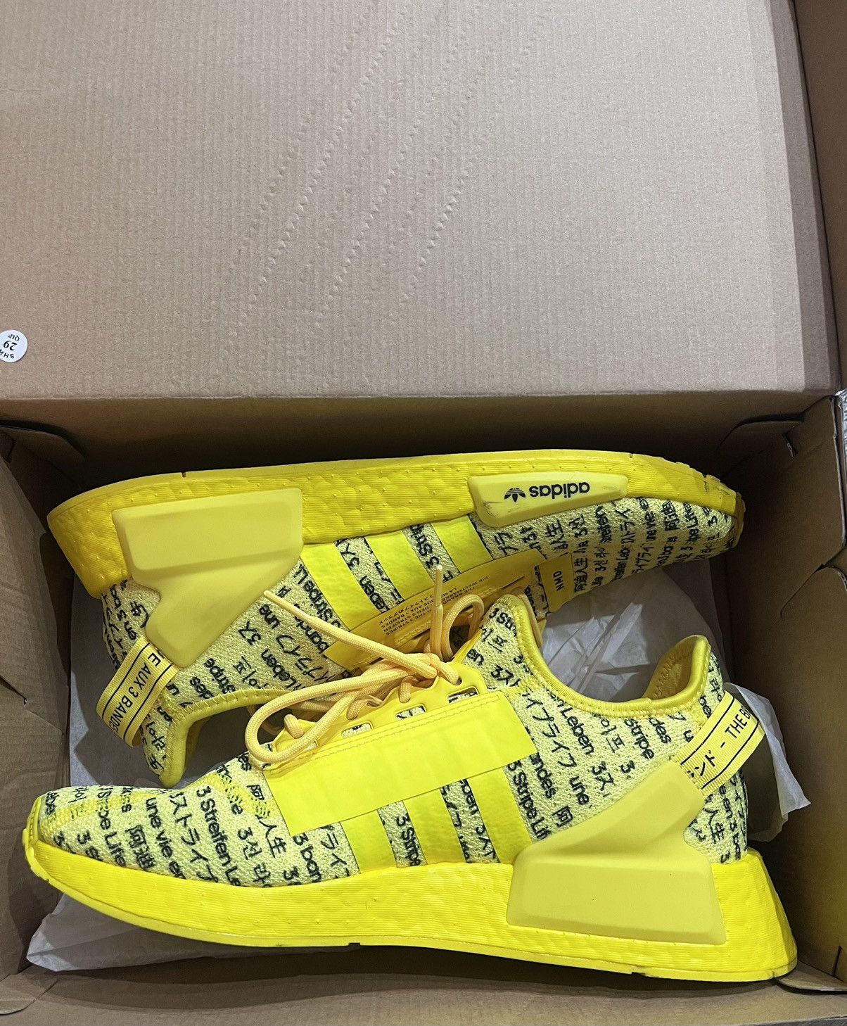 Adidas Adidas NMD R1 V2 Neon Yellow [US 9] Size US 9 / EU 42 - 1 Preview