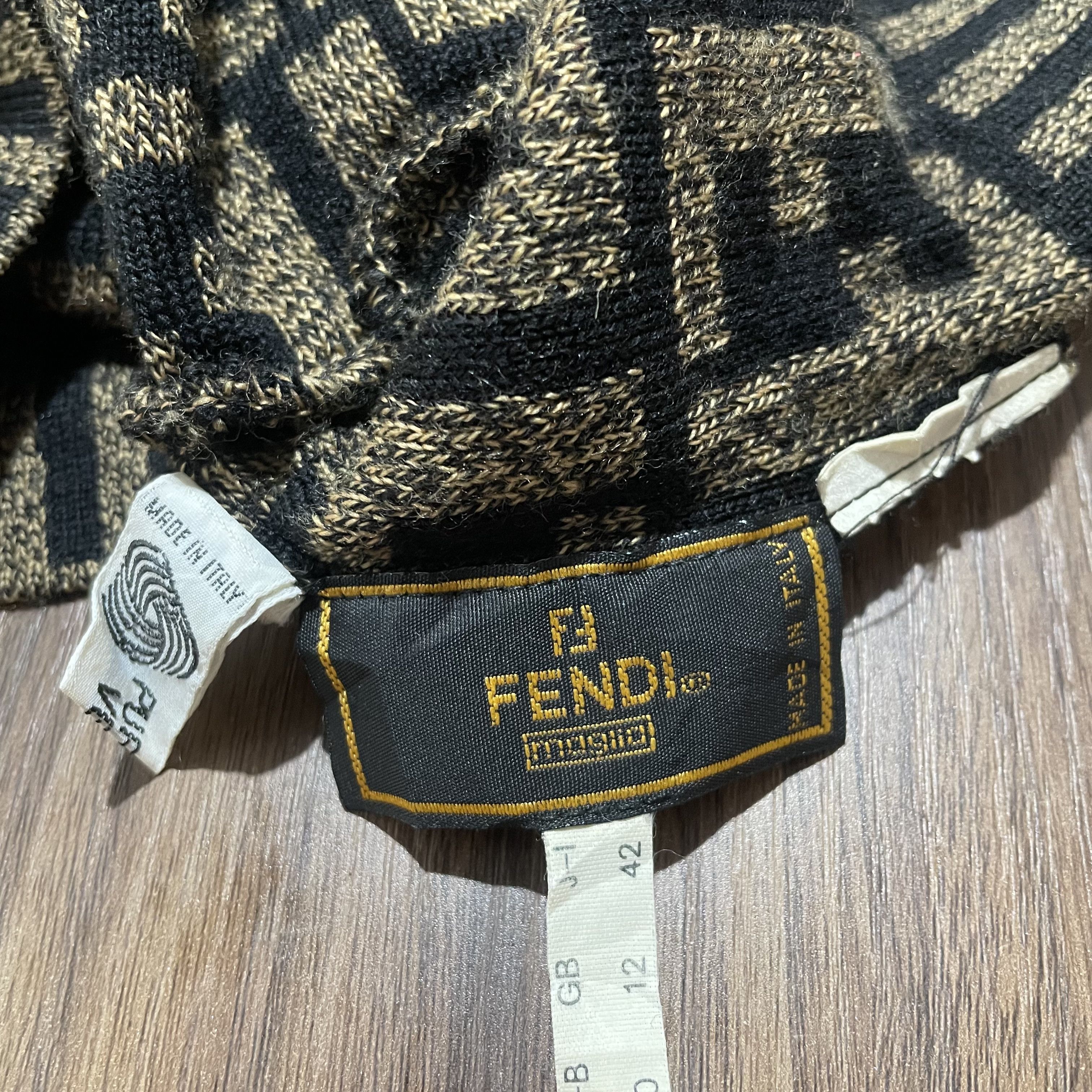 Fendi × Vintage Vintage Fendi Beanie Hats Size ONE SIZE - 7 Thumbnail