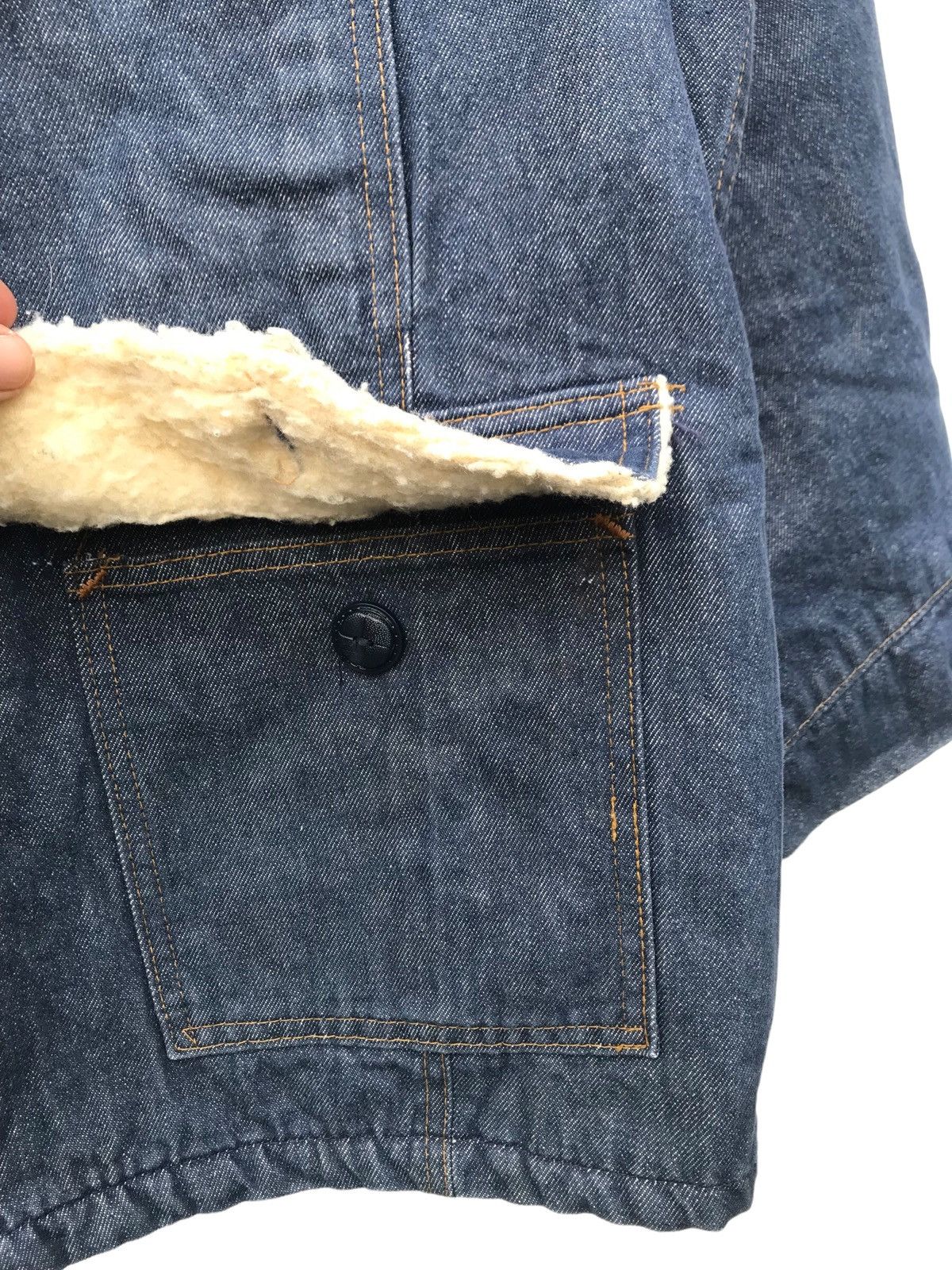 Sears Vintage Sears Roebucks Denim Sherpa Lined Sears Shearling Size US M / EU 48-50 / 2 - 5 Thumbnail
