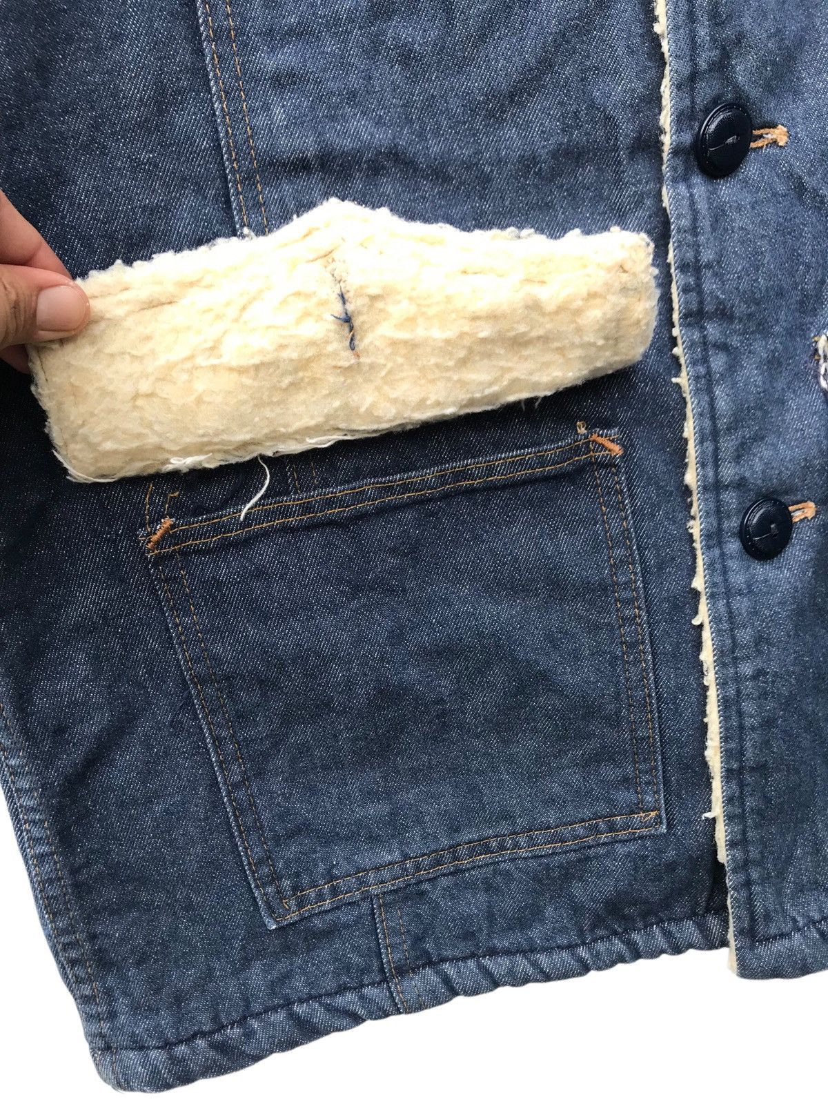 Sears Vintage Sears Roebucks Denim Sherpa Lined Sears Shearling Size US M / EU 48-50 / 2 - 4 Thumbnail