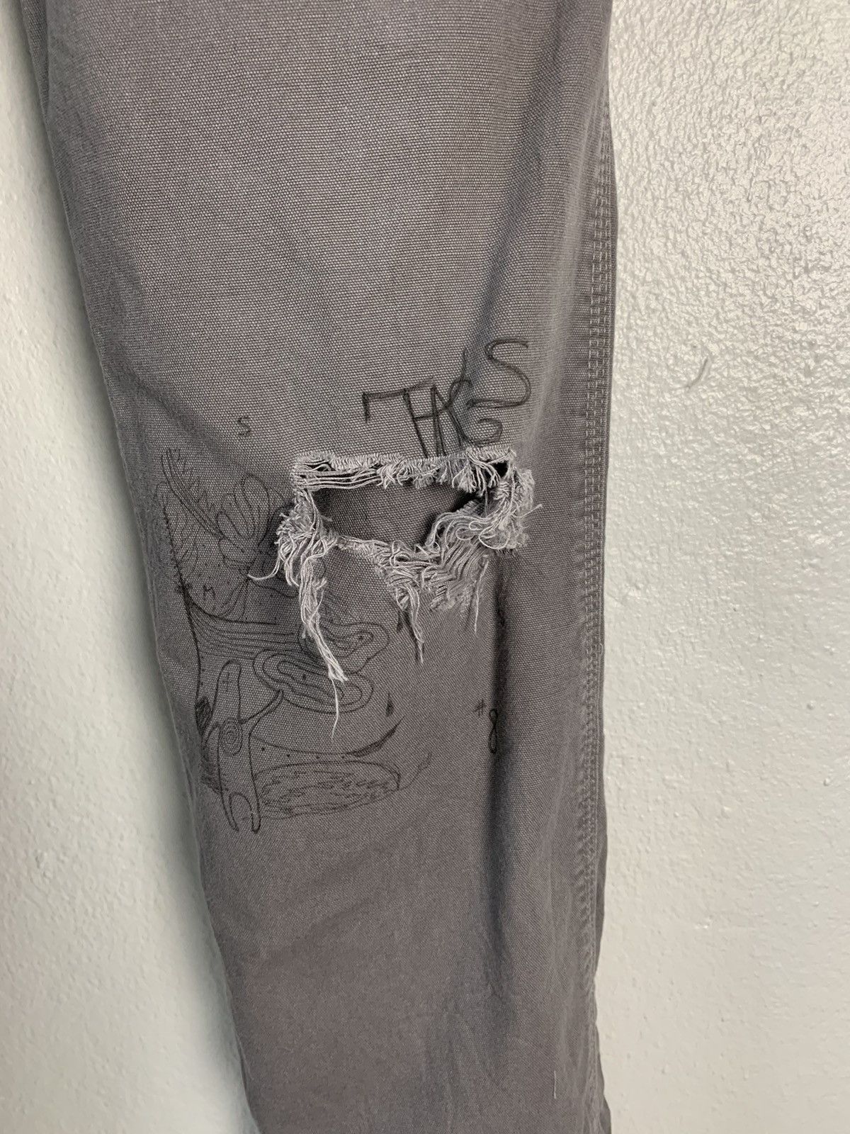 Carhartt Carhatt Distressed Worker Pants Size US 30 / EU 46 - 5 Thumbnail