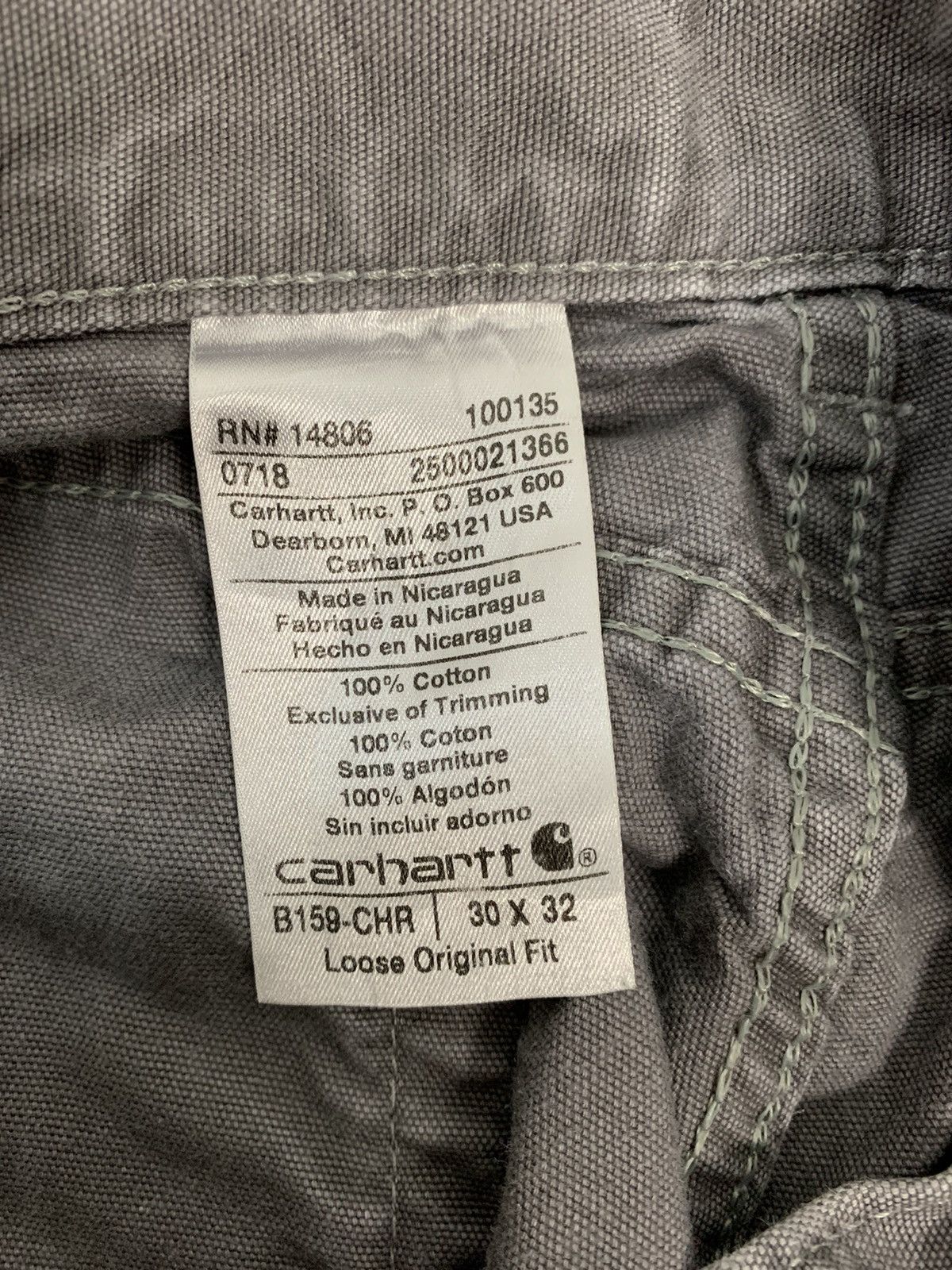 Carhartt Carhatt Distressed Worker Pants Size US 30 / EU 46 - 11 Thumbnail