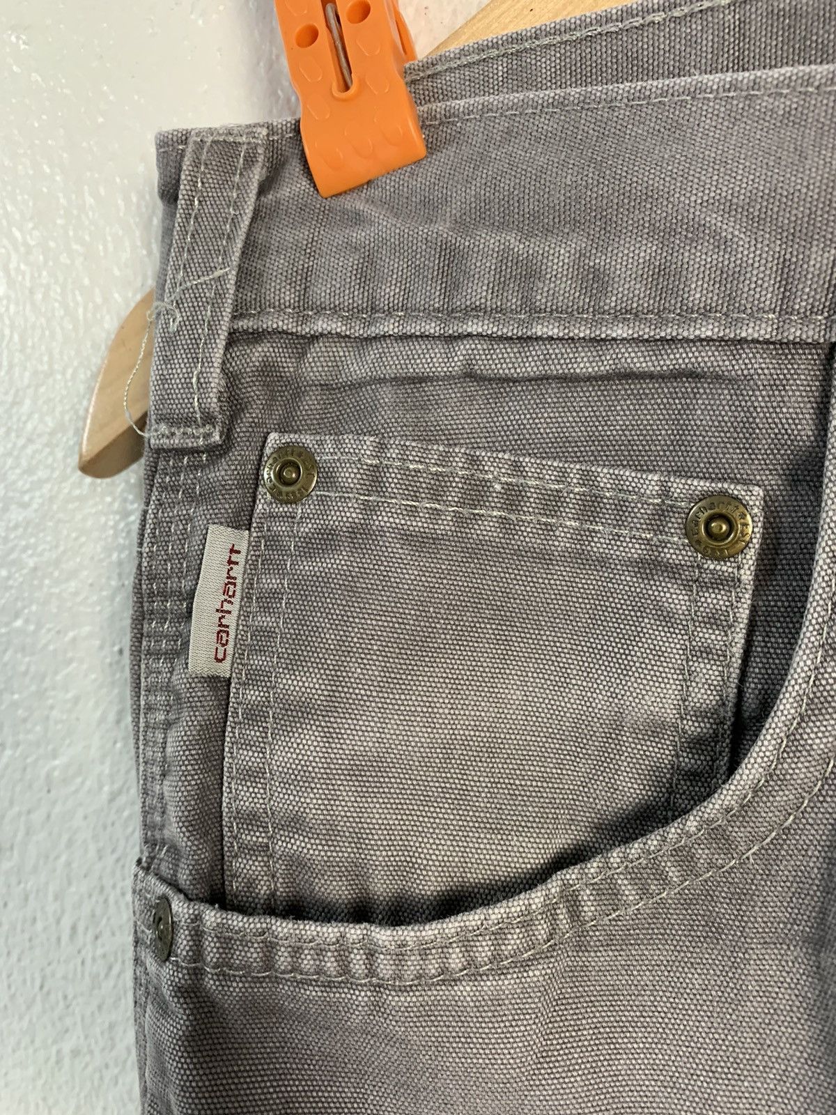 Carhartt Carhatt Distressed Worker Pants Size US 30 / EU 46 - 7 Thumbnail