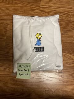 Kith x The Simpsons Cloud Intarsia Sweater | Light Blue| SIZE XL | Free  Shipping