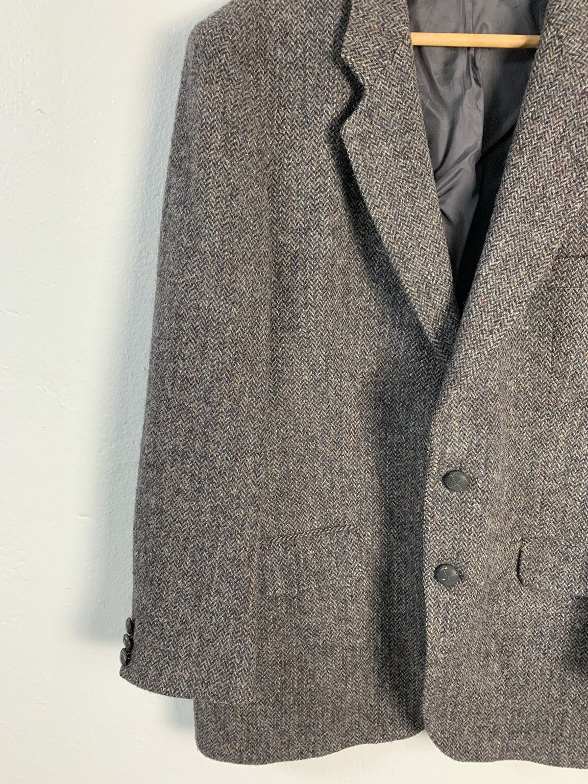 Harris Tweed Vintage Harris Tweed Wool Blazer Size 44L - 3 Thumbnail