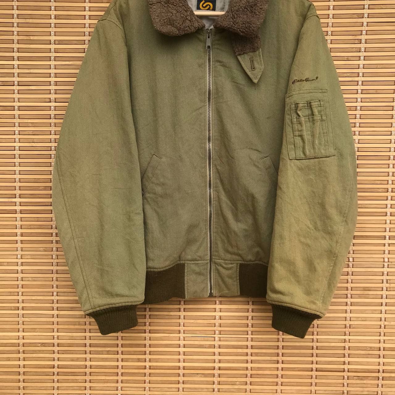 Buzz Rickson's × Eddie Bauer × Vintage Vintage Eddie Bauer Cebonner sumlon fadedgreen bomber canvas Size US M / EU 48-50 / 2 - 2 Thumbnail