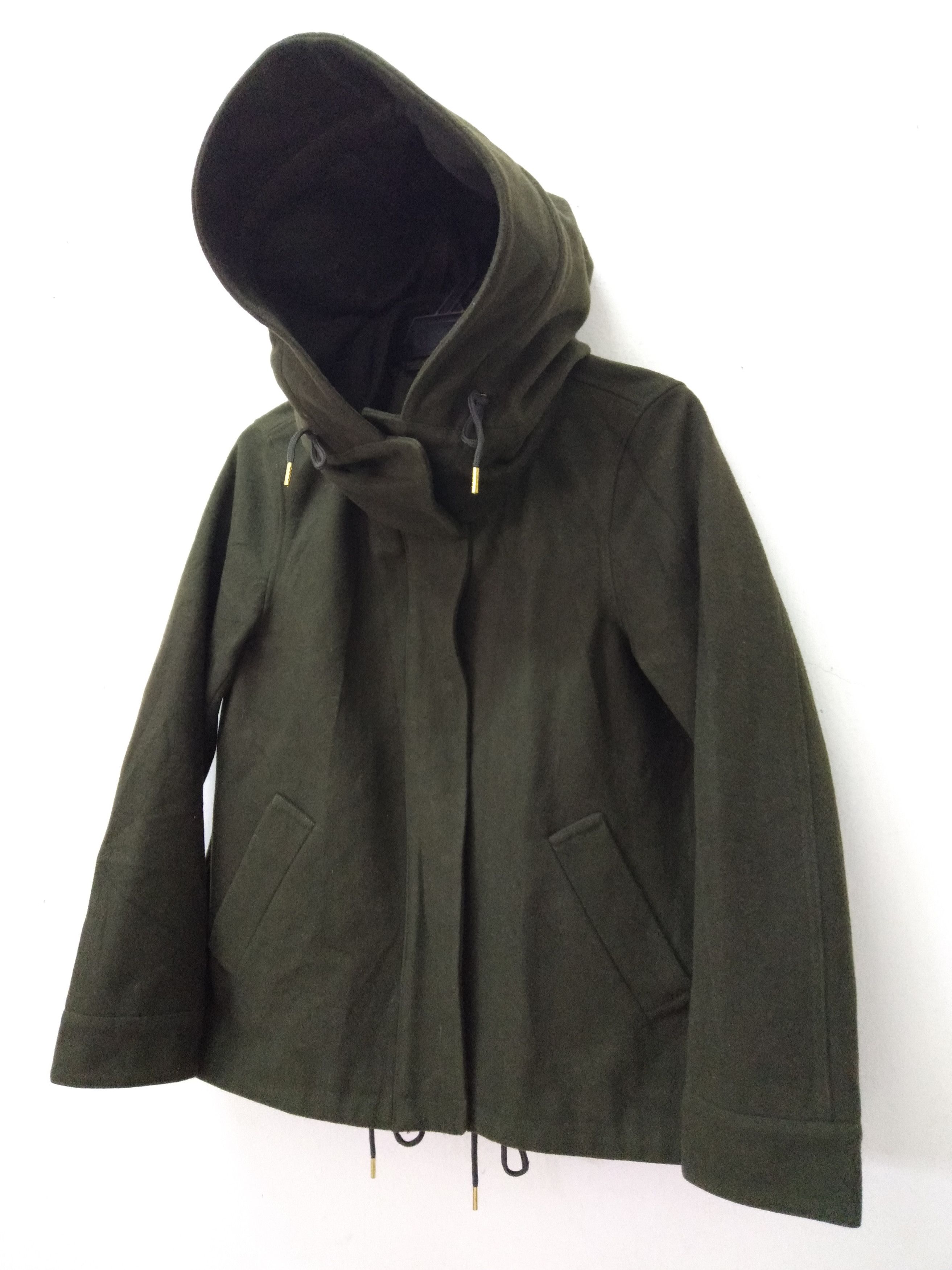 image of United Arrows Hoodie Jacket United Arrow Green Label in Army Green, Men's (Size Medium)